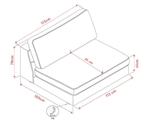 Duncan 1,5-sits Mitt/fåtölj ljusgrått Robin#01 (k3), en produkt av hög kvalitet till bra pris från Ulfåsa möbler