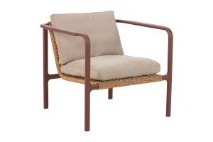 Motty fåtölj Zin Red/Teddy Beige, en produkt av hög kvalitet till bra pris från Ulfåsa möbler