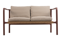 Motty 2-sitssoffa Zin Red/Teddy Beige, en produkt av hög kvalitet till bra pris från Ulfåsa möbler