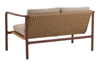 Motty 2-sitssoffa Zin Red/Teddy Beige, en produkt av hög kvalitet till bra pris från Ulfåsa möbler
