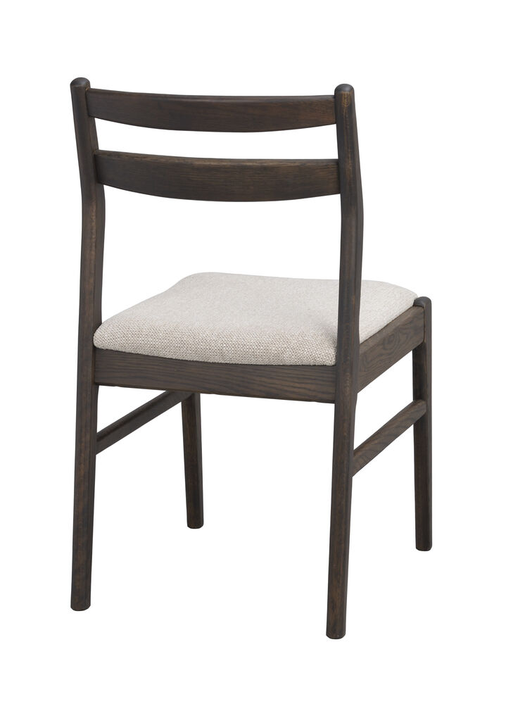 Kerwin stol brun ek/ljusbeige tyg, en produkt av hög kvalitet till bra pris från Ulfåsa möbler