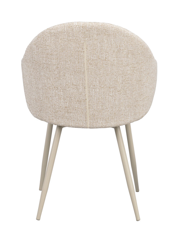 Drake karmstol beige tyg/beige metallben, en produkt av hög kvalitet till bra pris från Ulfåsa möbler