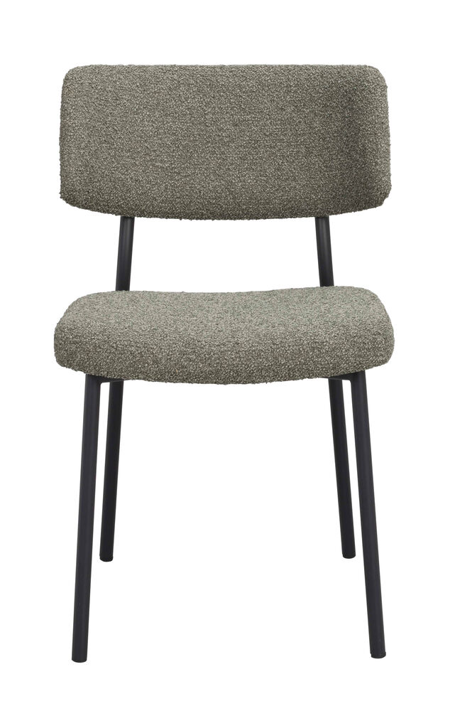 Herbster stol grönt tyg/svarta metallben, en produkt av hög kvalitet till bra pris från Ulfåsa möbler