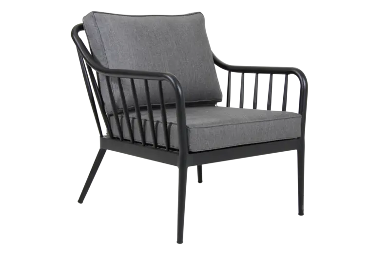 Coleville fåtölj Svart/grå, en produkt av hög kvalitet till bra pris från Ulfåsa möbler