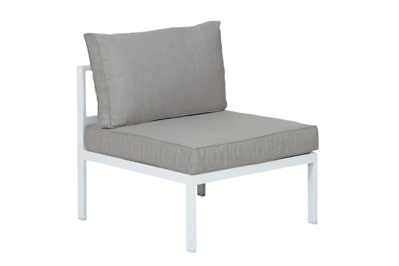 Leone mittdel Vit/Grå, en produkt av hög kvalitet till bra pris från Ulfåsa möbler