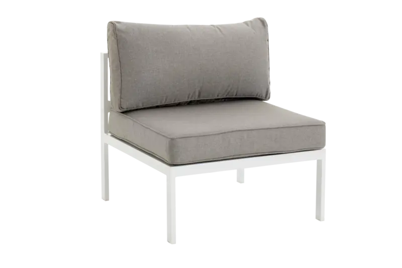 Leone mittdel Vit/Grå, en produkt av hög kvalitet till bra pris från Ulfåsa möbler