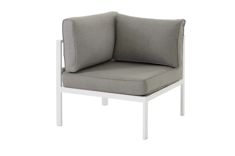 Leone hörn Vit/Grå, en produkt av hög kvalitet till bra pris från Ulfåsa möbler