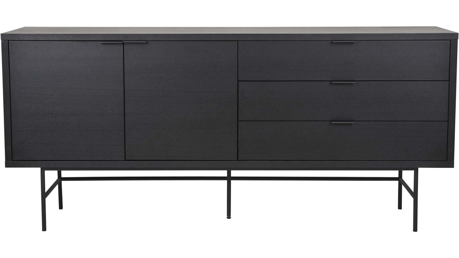 Sideboard i svart askfaner