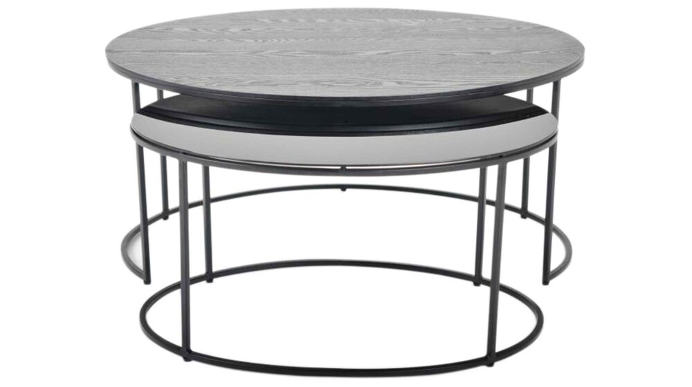 Soffbord ovalt i set av två, 100x70 h47