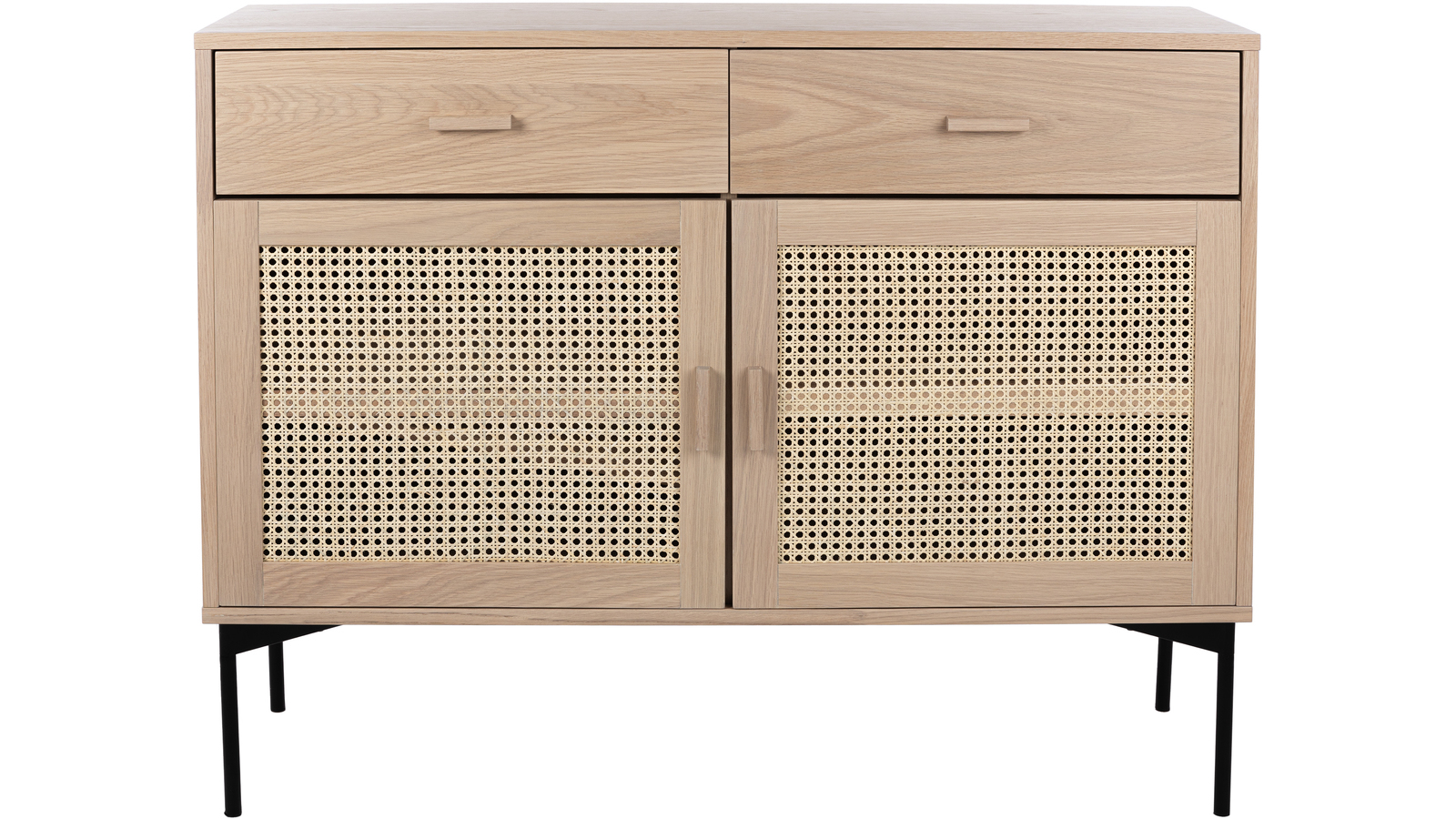 Sideboard 2 dörrar, vitpigmenterad