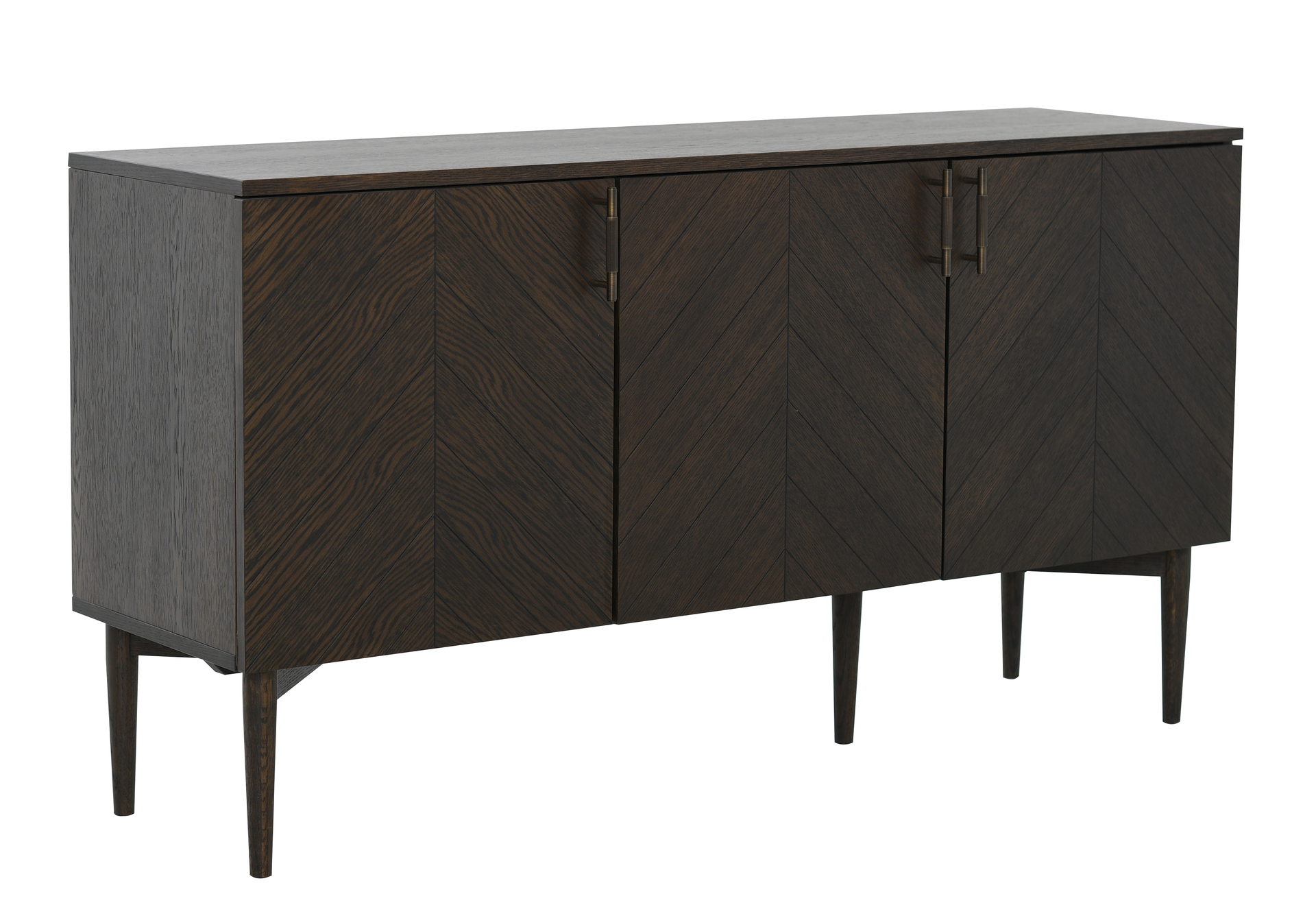 BYGDÖY Sideboard, 3 dörr, brun, en produkt av hög kvalitet till bra pris från Ulfåsa möbler