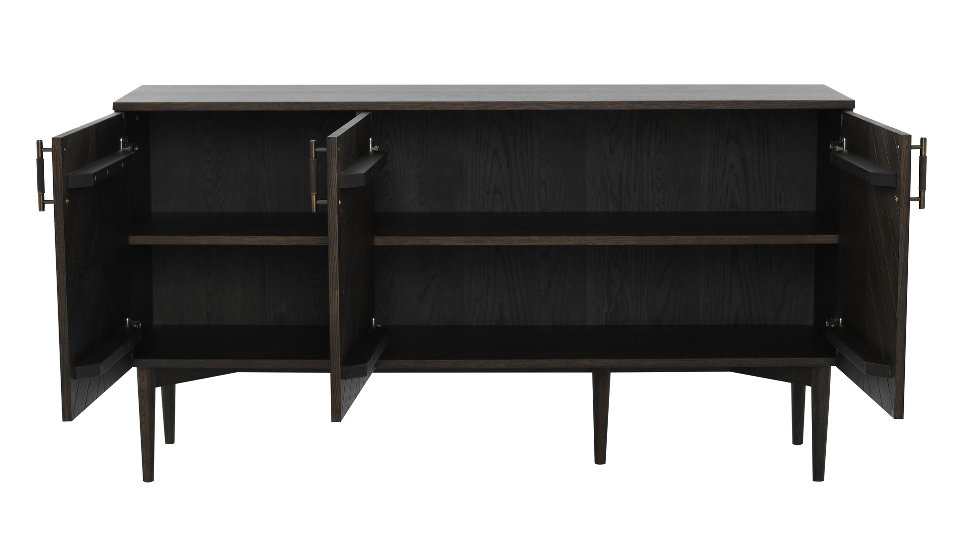 BYGDÖY Sideboard, 3 dörr, brun, en produkt av hög kvalitet till bra pris från Ulfåsa möbler