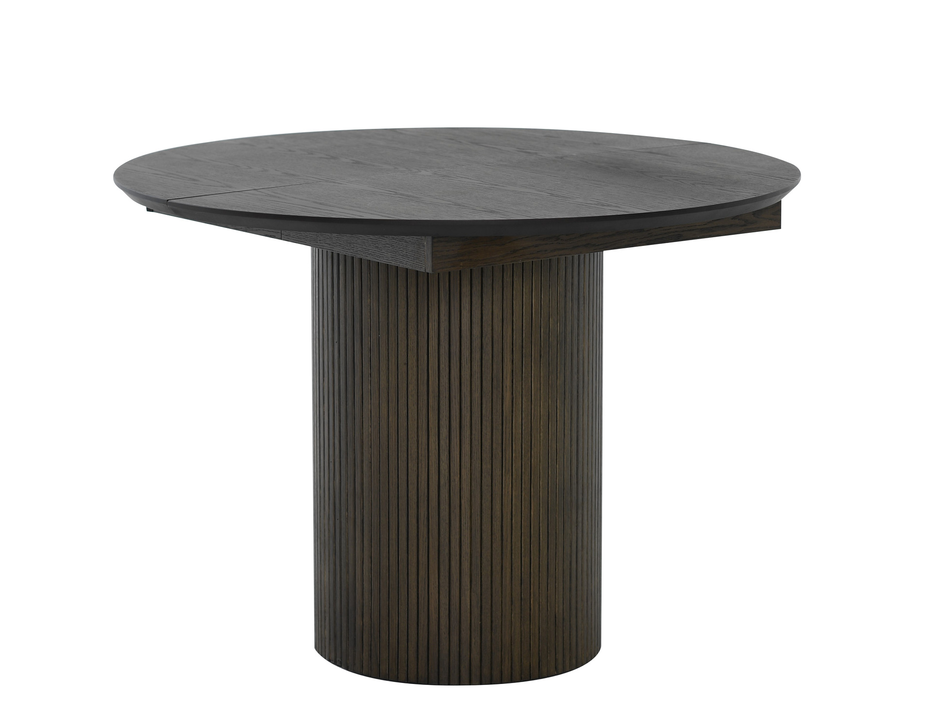 SCARLETT Matbord ø105, brunlackad ek, en produkt av hög kvalitet till bra pris från Ulfåsa möbler