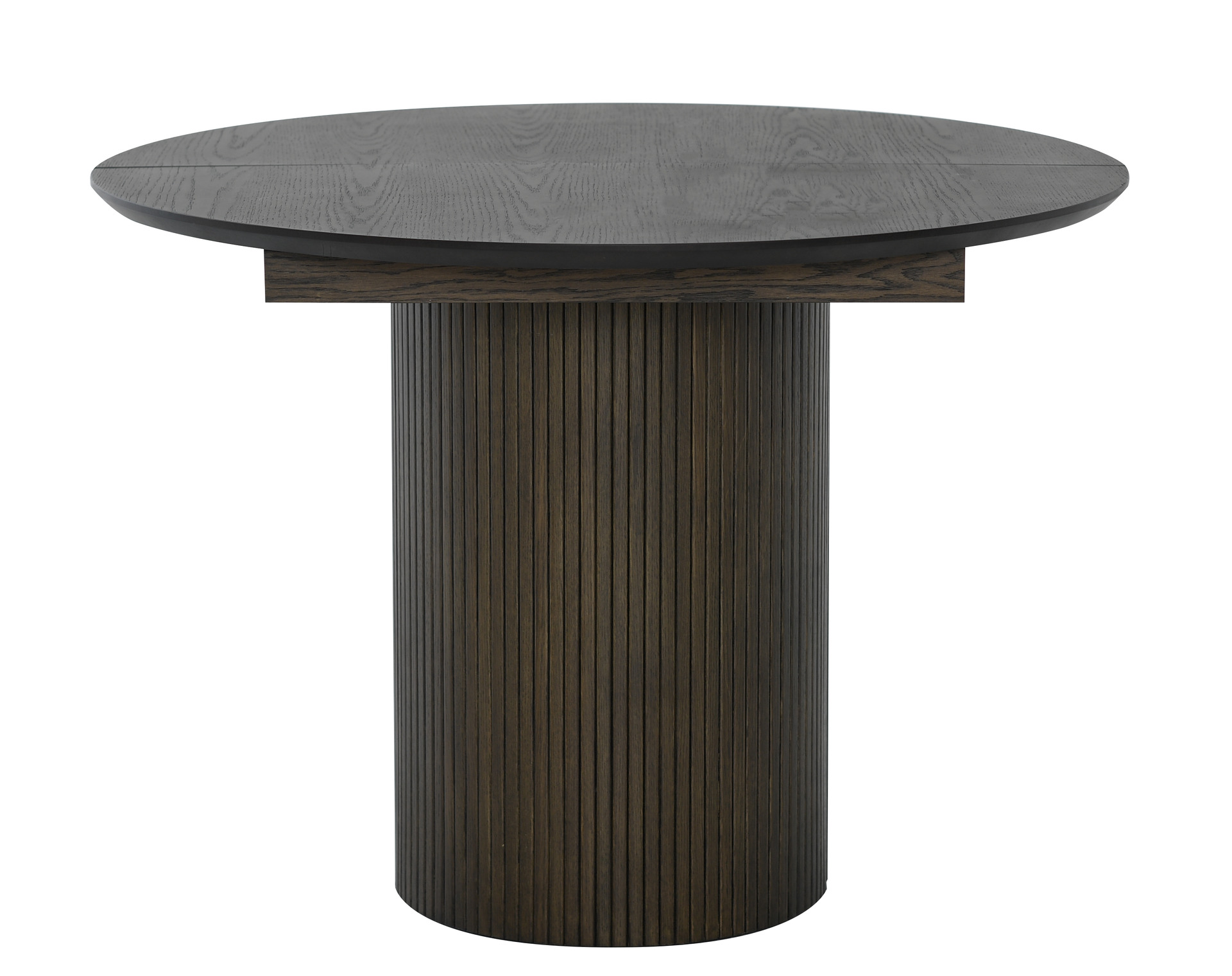 SCARLETT Matbord ø105, brunlackad ek, en produkt av hög kvalitet till bra pris från Ulfåsa möbler