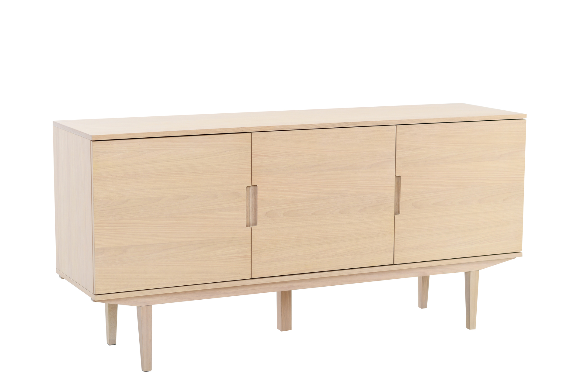 SAGENE Sideboard. 3 dörr, vitpigmenterat, en produkt av hög kvalitet till bra pris från Ulfåsa möbler