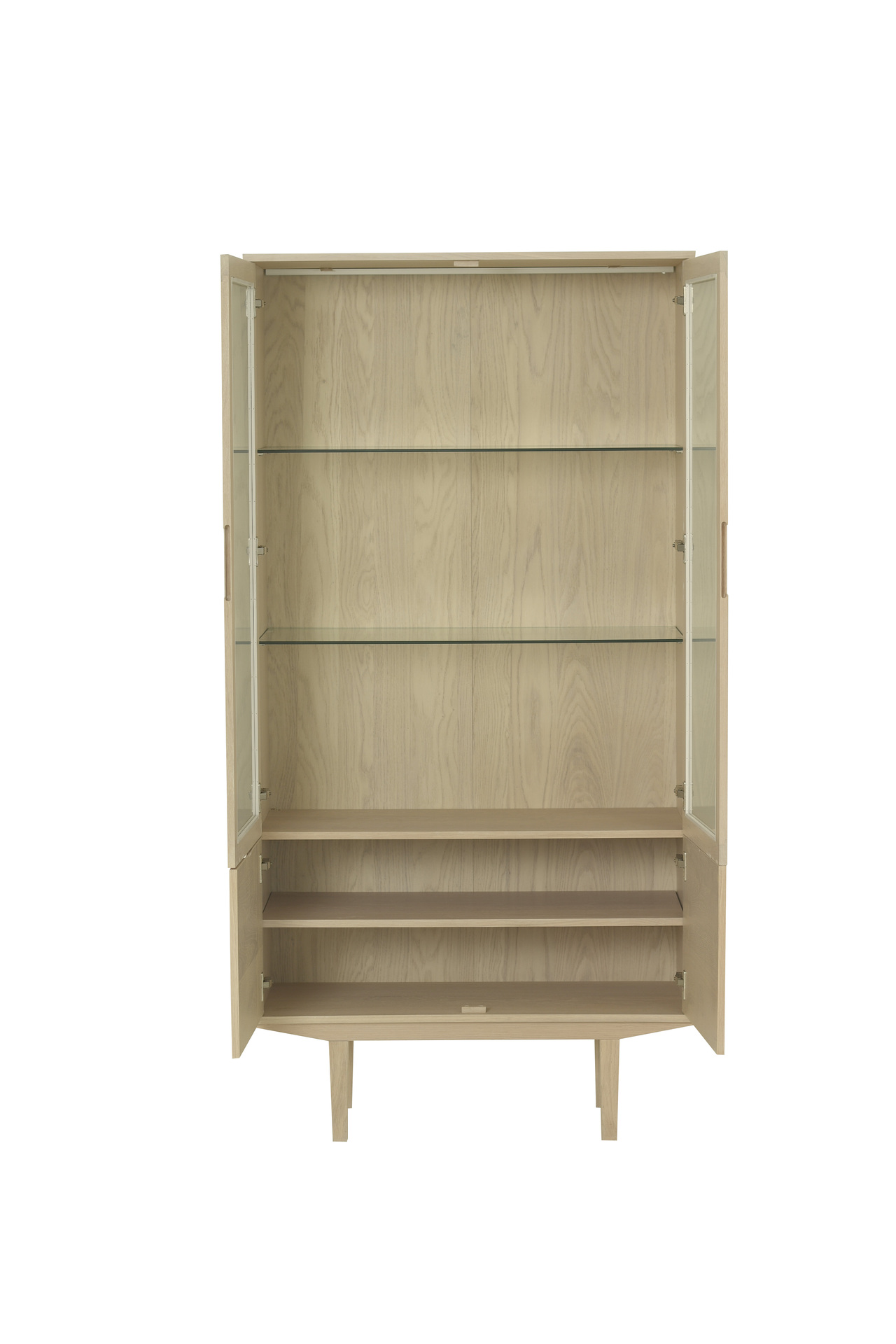 SAGENE Vitrin, 4 dörr, vitpigmenterat, en produkt av hög kvalitet till bra pris från Ulfåsa möbler