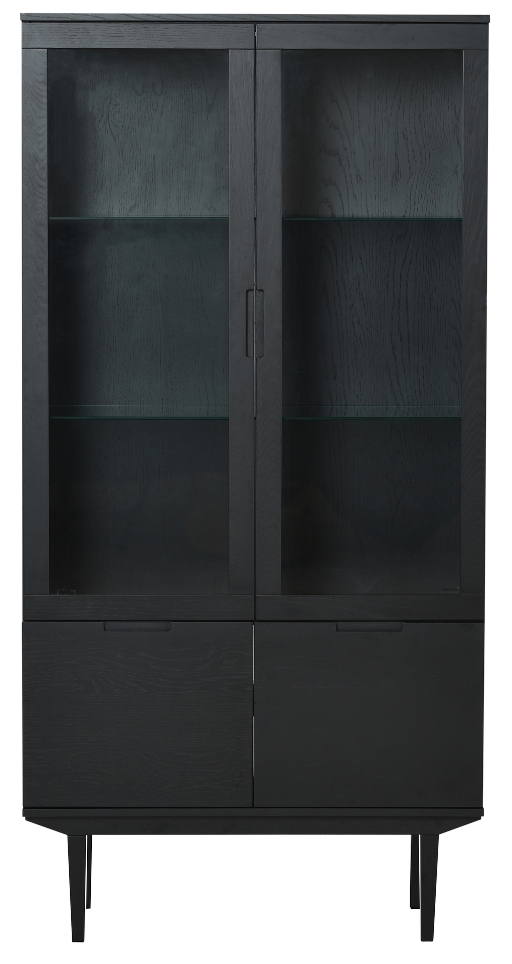 SAGENE Vitrin, 4 dörr, svart, en produkt av hög kvalitet till bra pris från Ulfåsa möbler