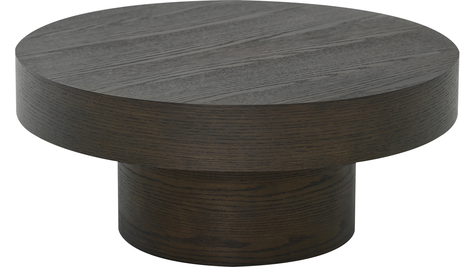 MAGIC Soffbord Ø 70 H30, brunlackad ek, en produkt av hög kvalitet till bra pris från Ulfåsa möbler