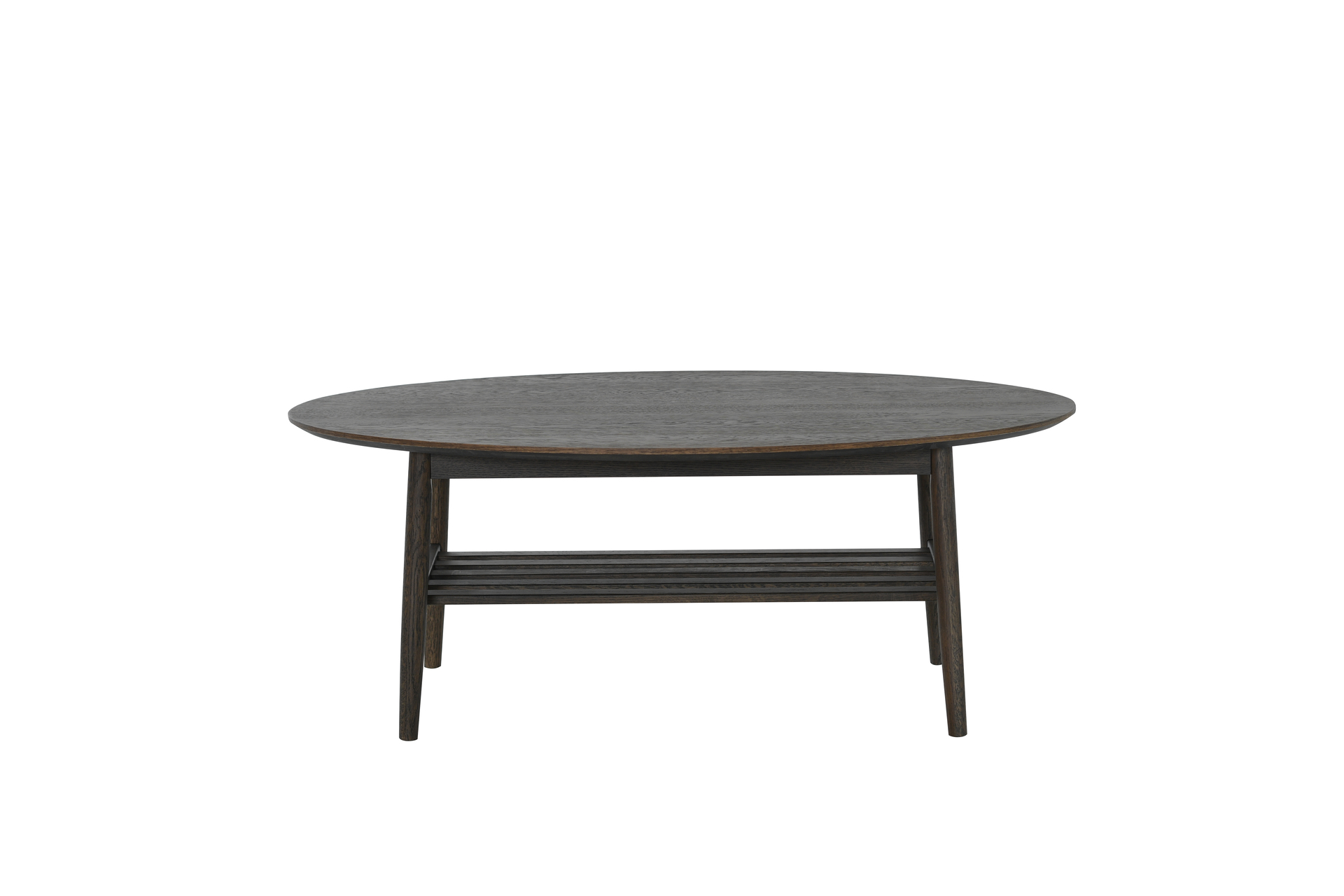 NARDO Soffbord ovalt m/hylla,brun, en produkt av hög kvalitet till bra pris från Ulfåsa möbler