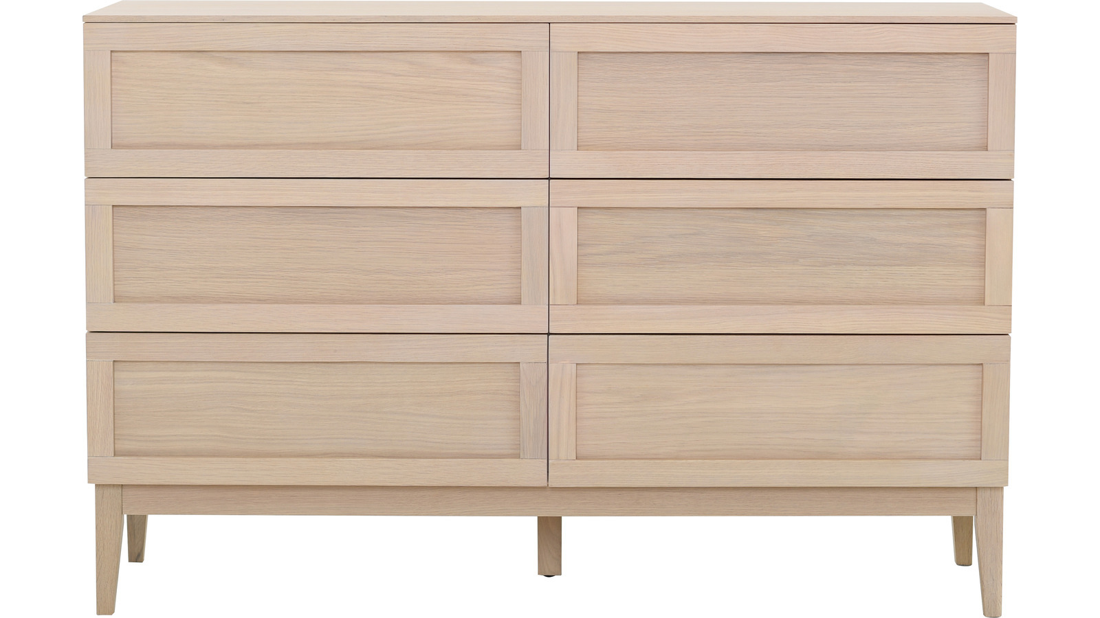 STRYN Byrå 3+3, vitpigmenterad ek, en produkt av hög kvalitet till bra pris från Ulfåsa möbler