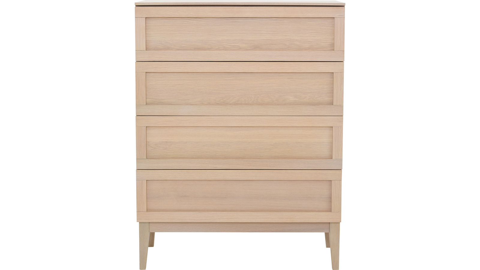 STRYN Byrå 4 bred, vitpigmenterad ek, en produkt av hög kvalitet till bra pris från Ulfåsa möbler