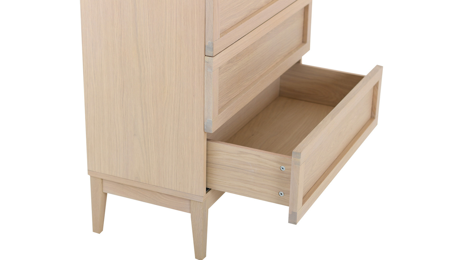 STRYN Byrå 3, vitpigmenterad ek, en produkt av hög kvalitet till bra pris från Ulfåsa möbler