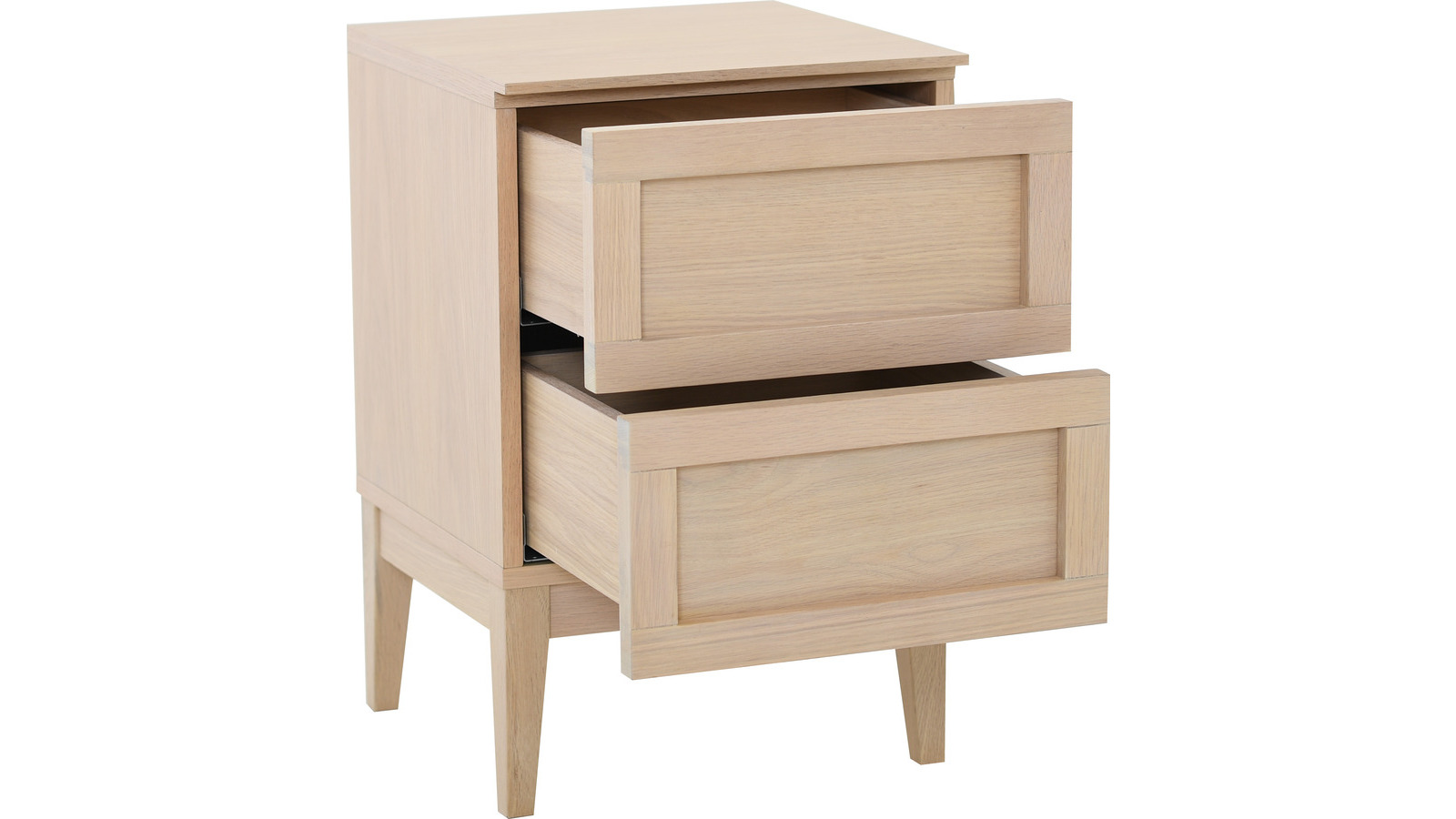 STRYN Sängbord, vitpigmenterad ek, en produkt av hög kvalitet till bra pris från Ulfåsa möbler