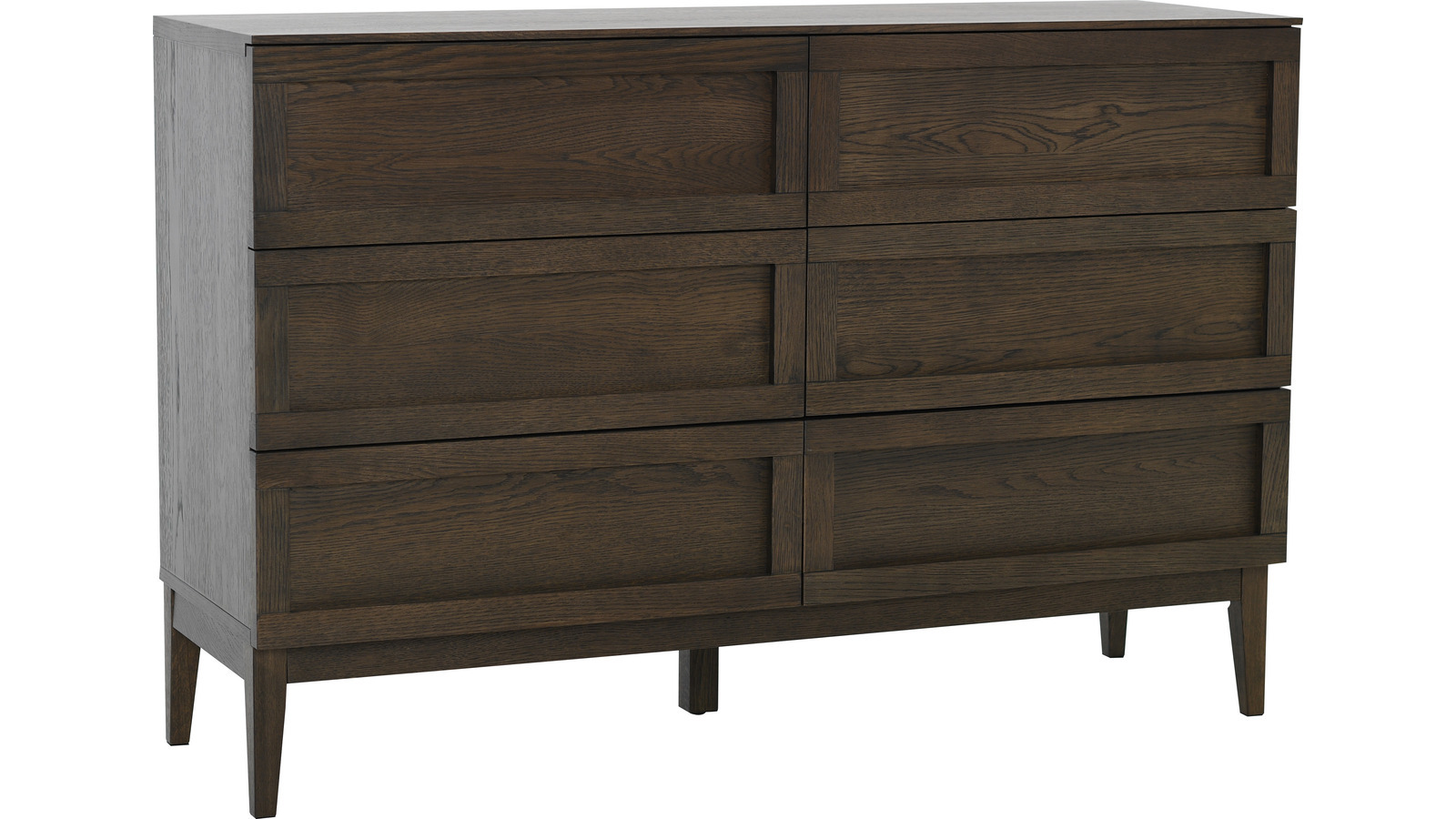 STRYN Byrå 3+3, brunlackad ek, en produkt av hög kvalitet till bra pris från Ulfåsa möbler