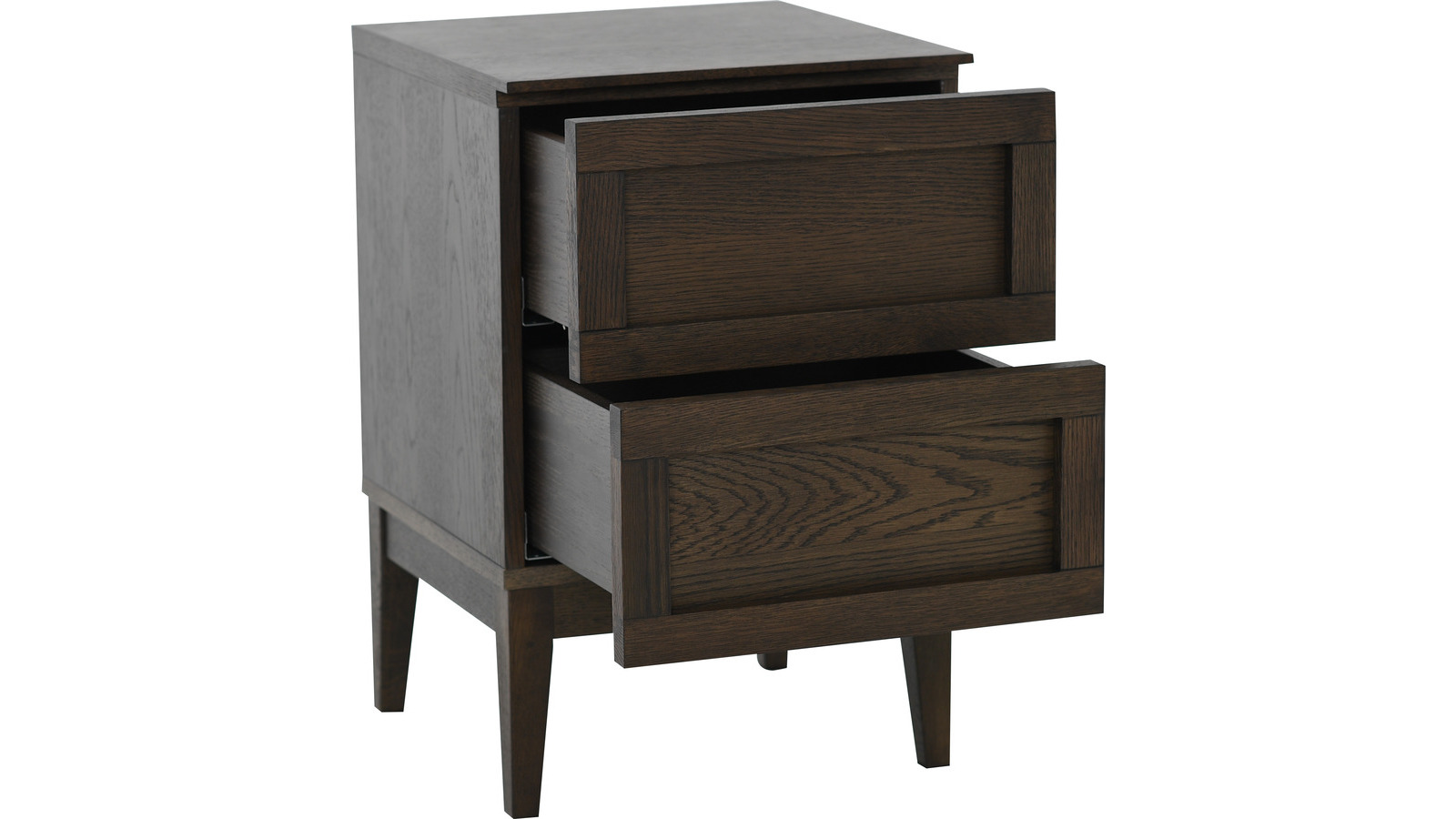 STRYN Sängbord, brunlackad ek, en produkt av hög kvalitet till bra pris från Ulfåsa möbler