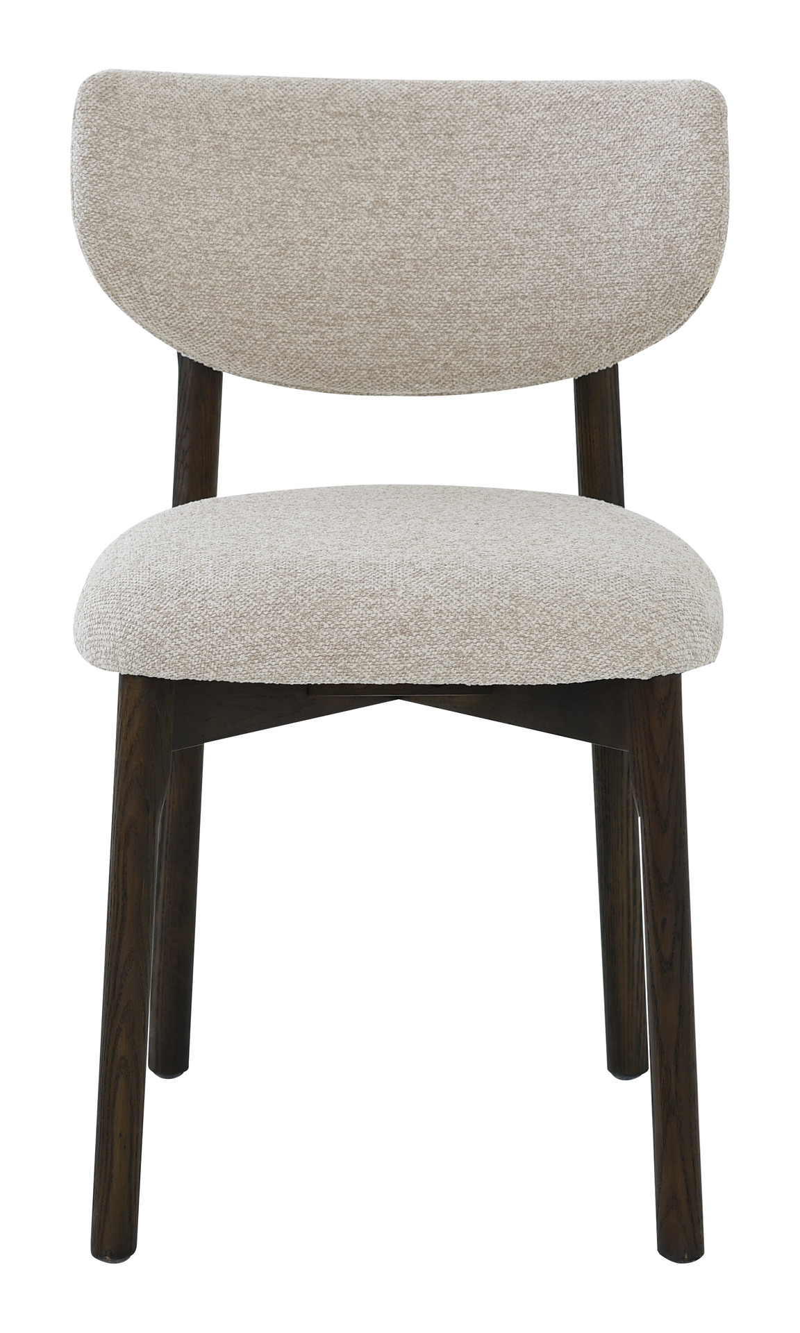 CONTENTO Matstol, tyg ljusbeige, brun ek, en produkt av hög kvalitet till bra pris från Ulfåsa möbler