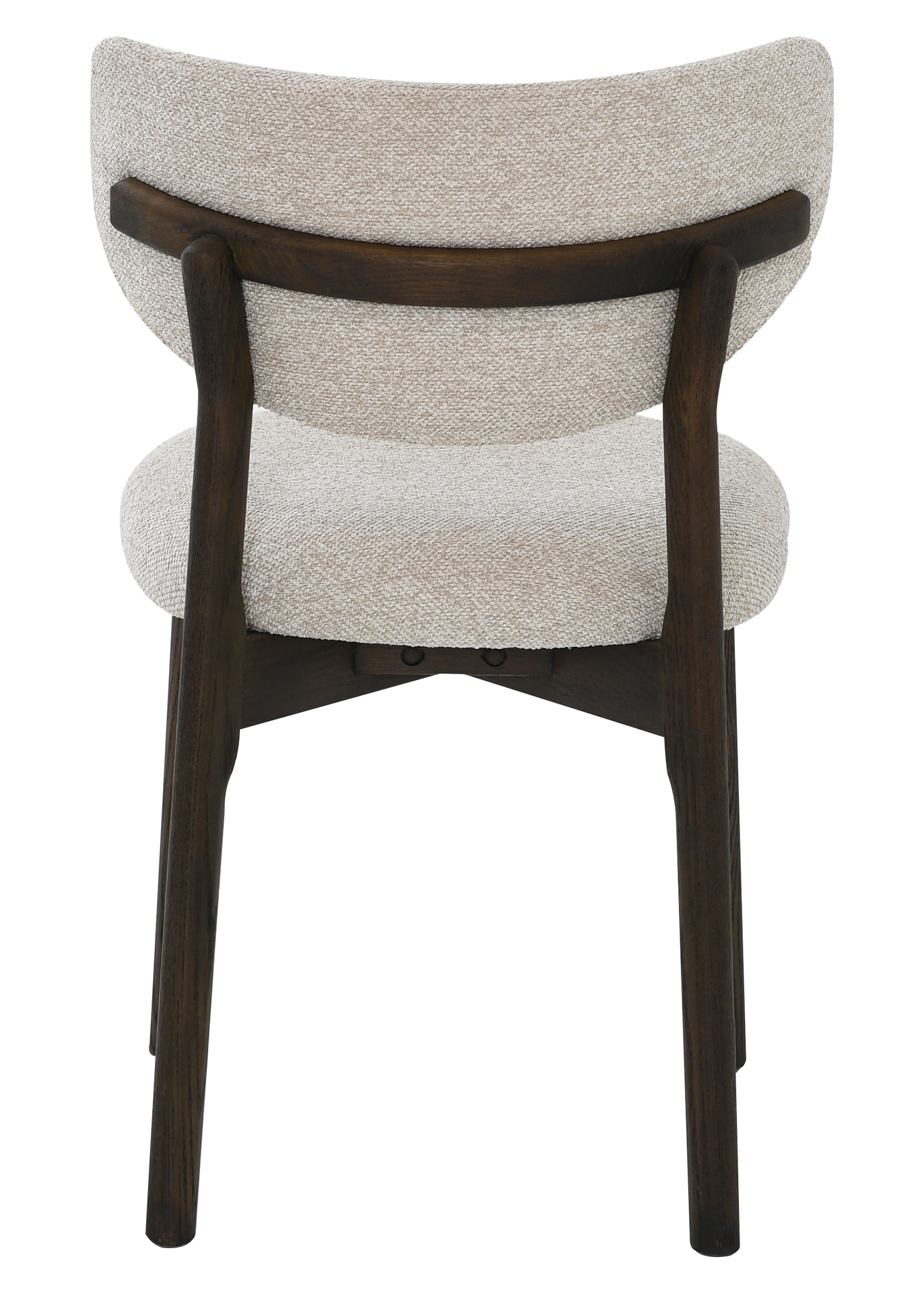 CONTENTO Matstol, tyg ljusbeige, brun ek, en produkt av hög kvalitet till bra pris från Ulfåsa möbler