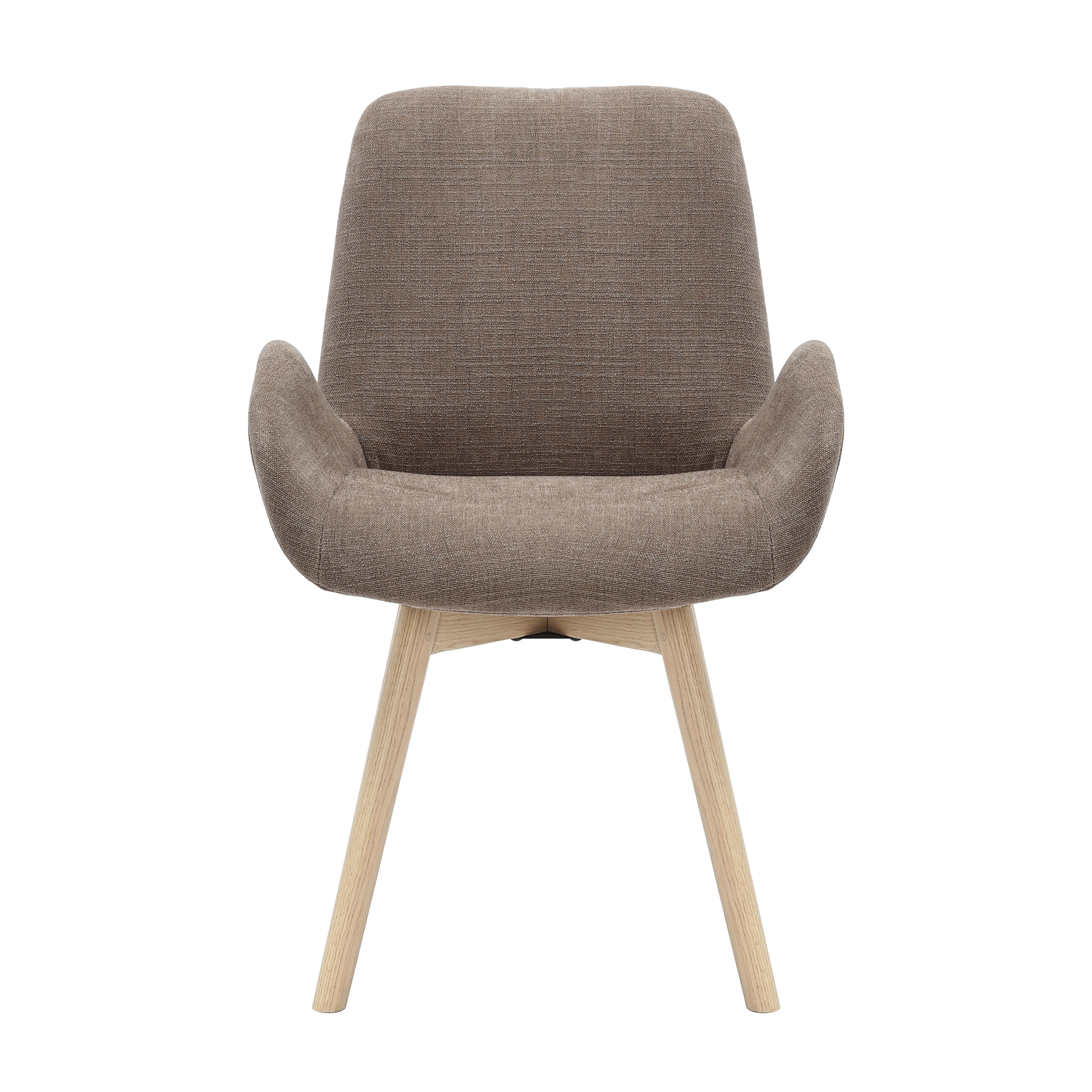 CAMDEN Matstol m snurr, tyg taupe,vitpig, en produkt av hög kvalitet till bra pris från Ulfåsa möbler