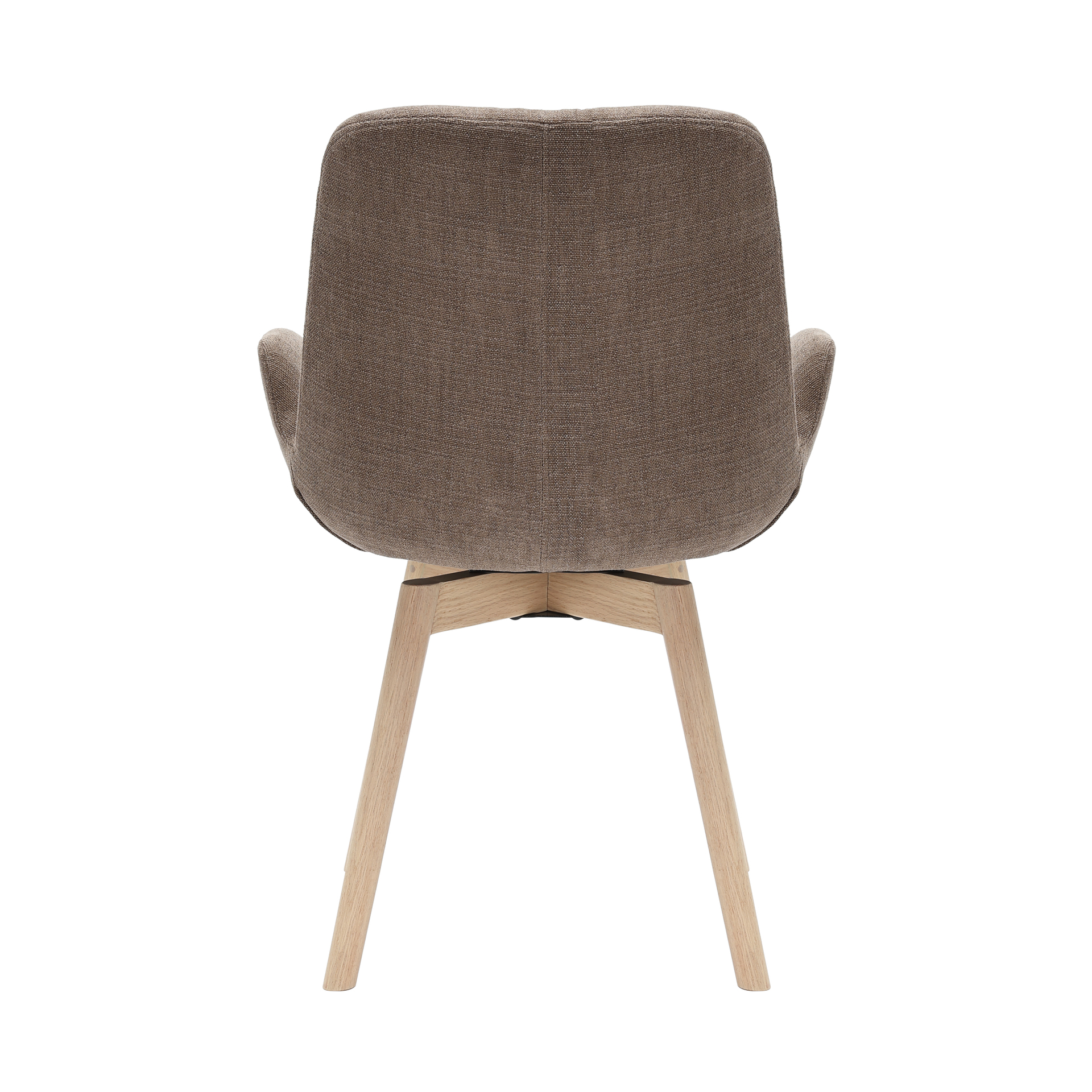 CAMDEN Matstol m snurr, tyg taupe,vitpig, en produkt av hög kvalitet till bra pris från Ulfåsa möbler