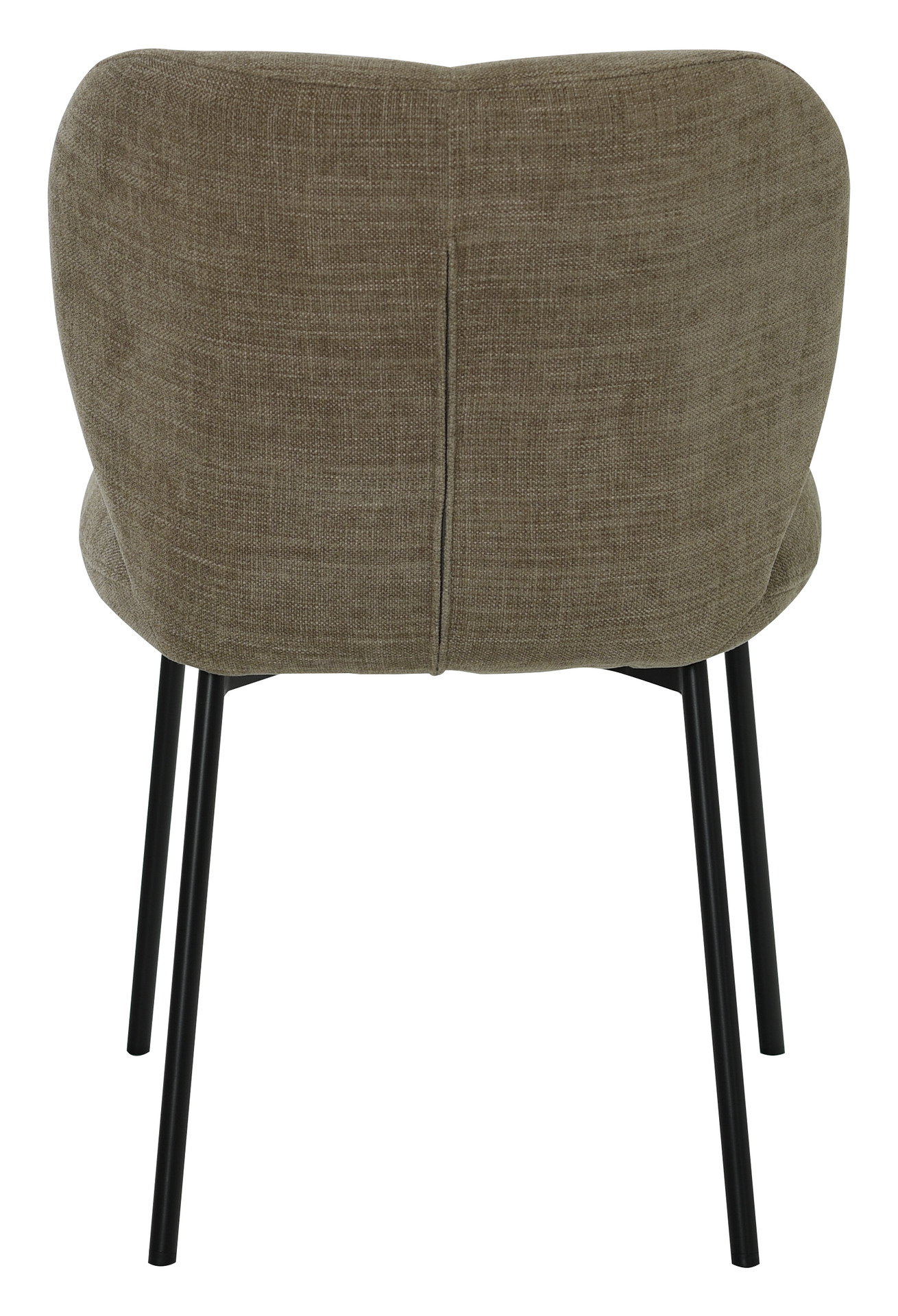 NIVA Matstol tyg taupe, svart metall, en produkt av hög kvalitet till bra pris från Ulfåsa möbler