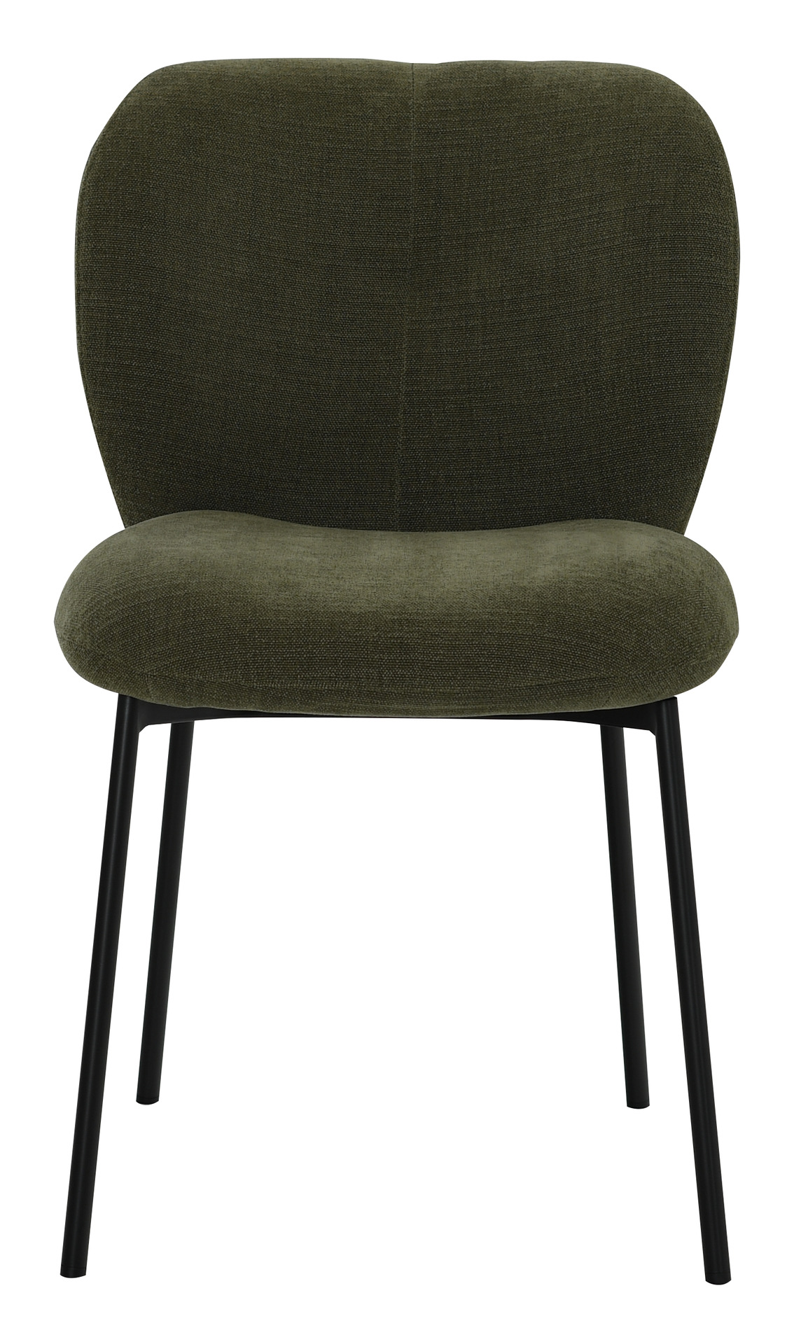 NIVA Matstol tyg grön, svart metall, en produkt av hög kvalitet till bra pris från Ulfåsa möbler