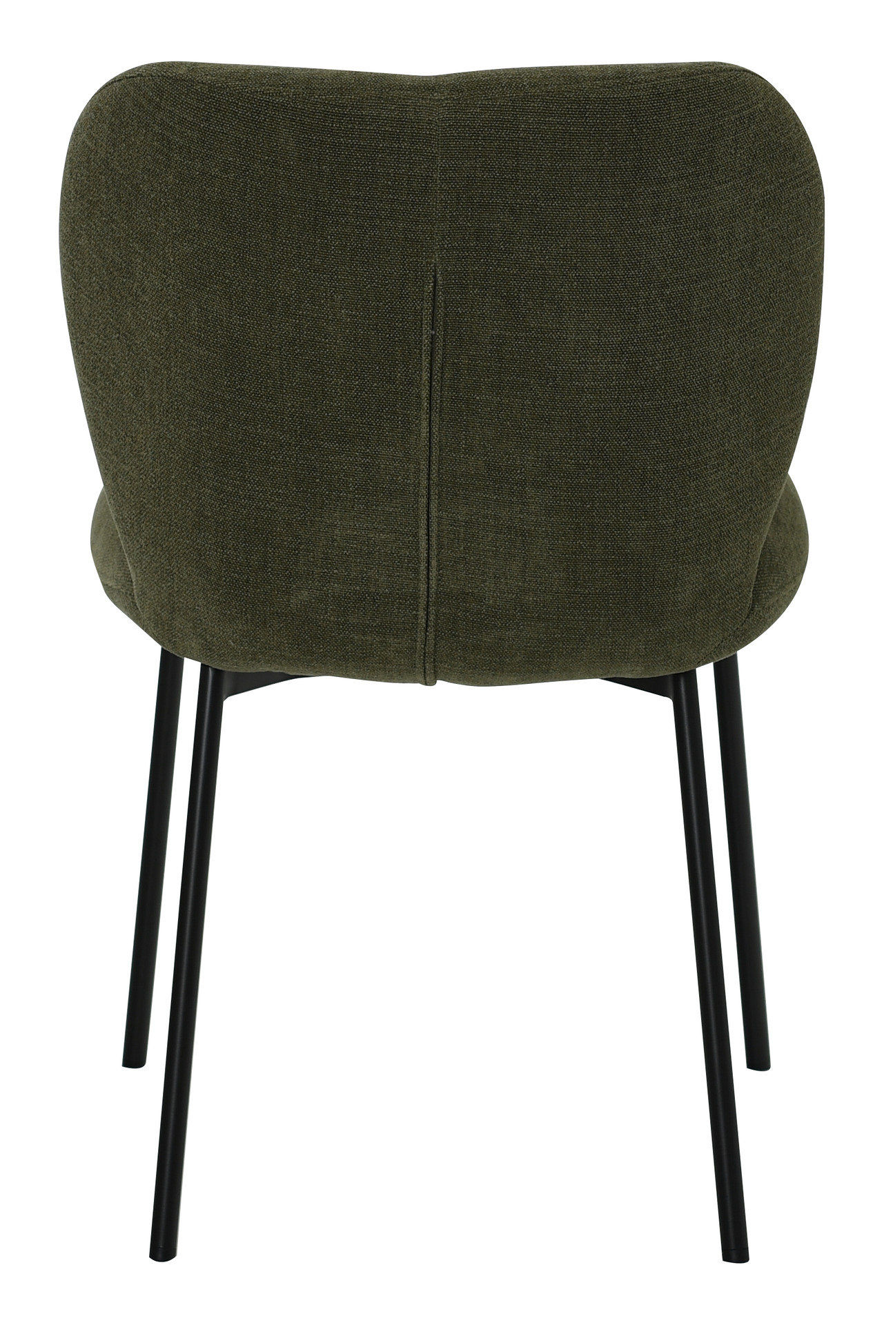 NIVA Matstol tyg grön, svart metall, en produkt av hög kvalitet till bra pris från Ulfåsa möbler