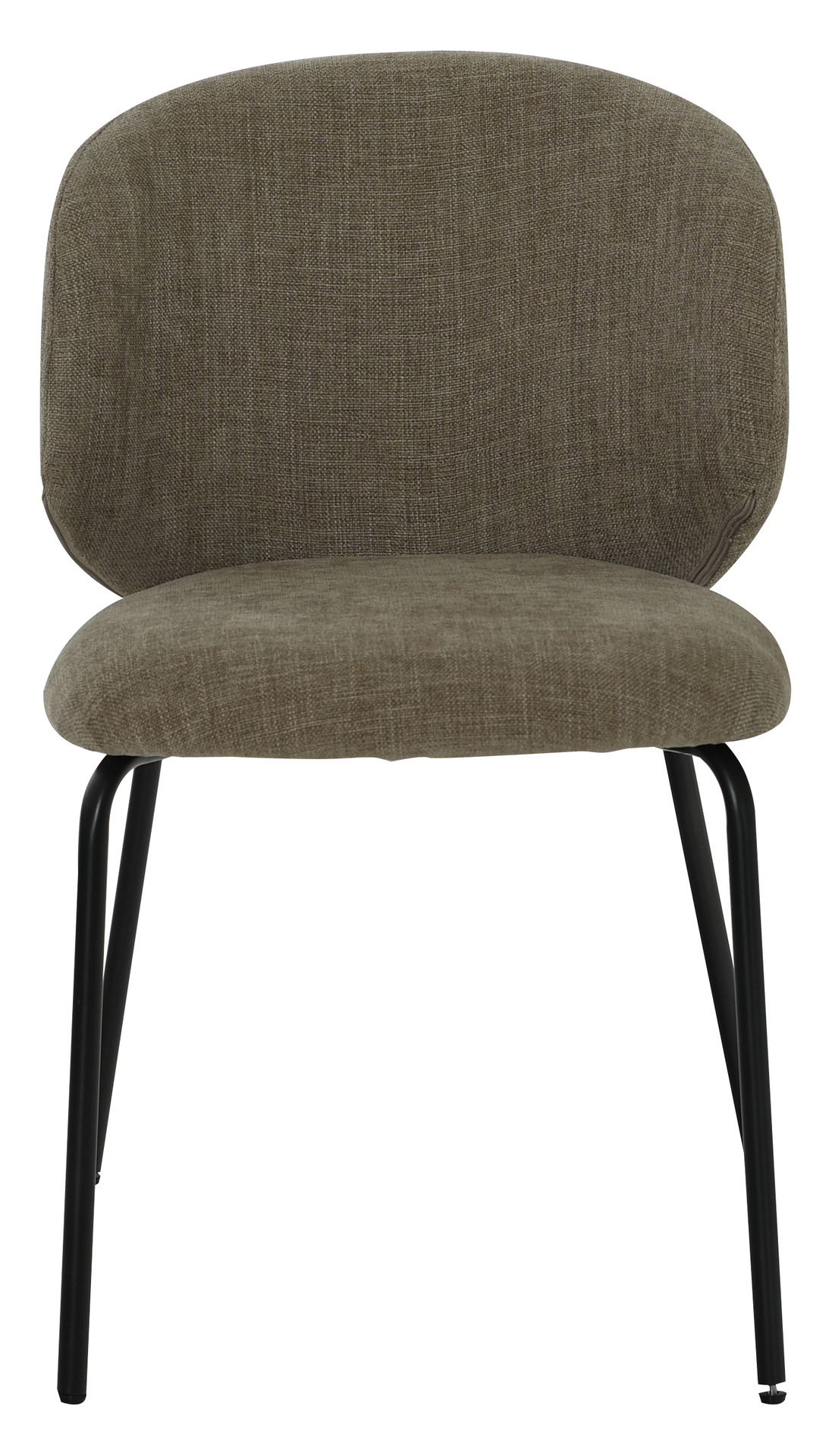 IVY Matstol tyg taupe, svart metall, en produkt av hög kvalitet till bra pris från Ulfåsa möbler