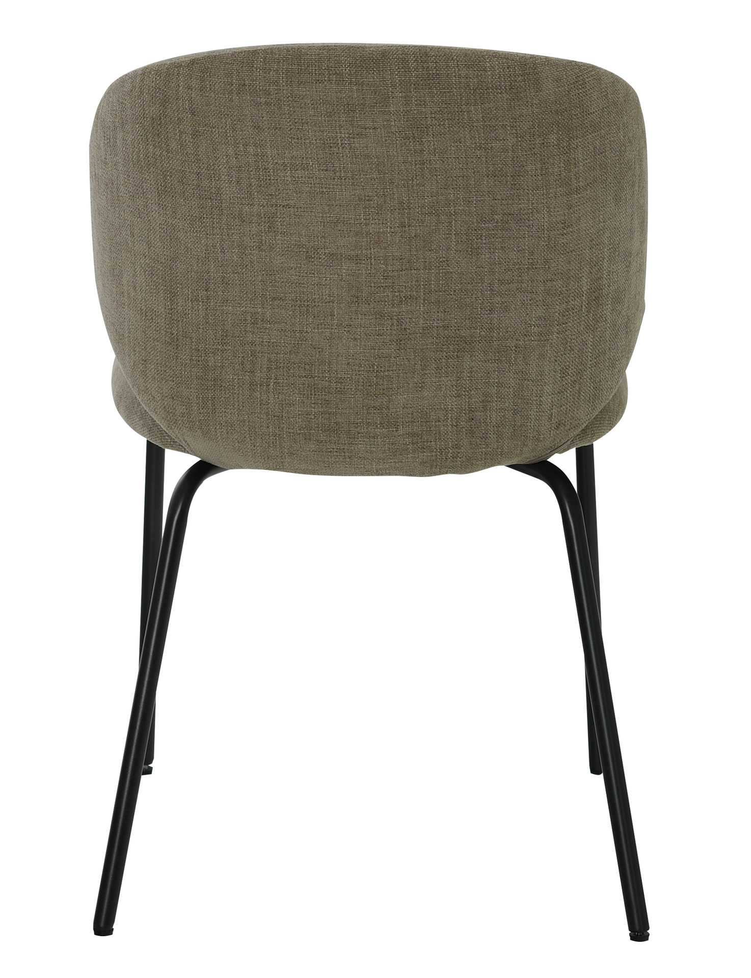 IVY Matstol tyg taupe, svart metall, en produkt av hög kvalitet till bra pris från Ulfåsa möbler