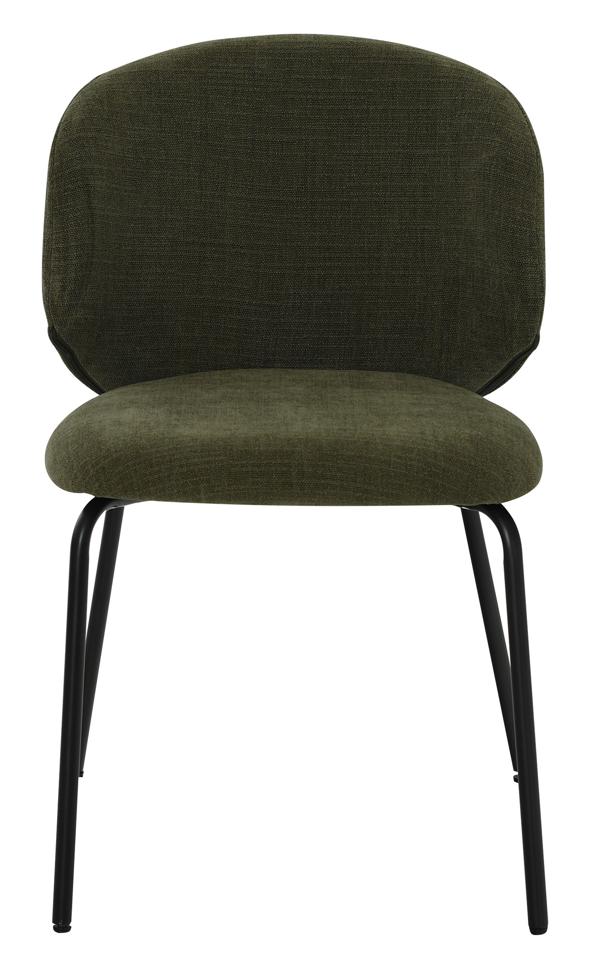 IVY Matstol tyg grön, svart metall, en produkt av hög kvalitet till bra pris från Ulfåsa möbler