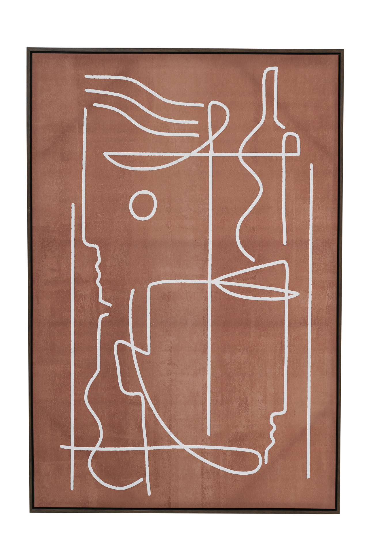 BILDE Arvo med ram, 80x120 , terracotta, en produkt av hög kvalitet till bra pris från Ulfåsa möbler