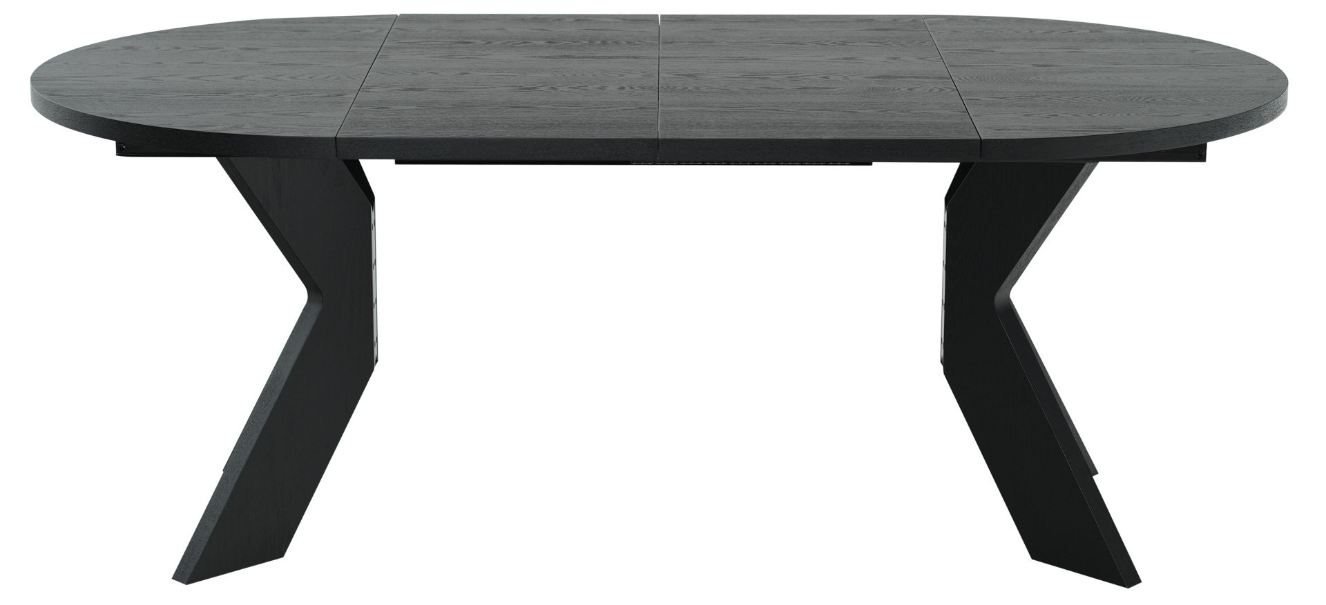 ALVER Matbord dia105svart.inkl 2 tillägg, en produkt av hög kvalitet till bra pris från Ulfåsa möbler