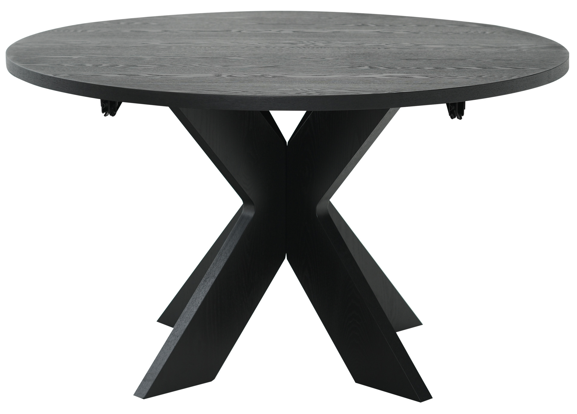 ALVER Matbord dia130svart.inkl 2 tillägg, en produkt av hög kvalitet till bra pris från Ulfåsa möbler