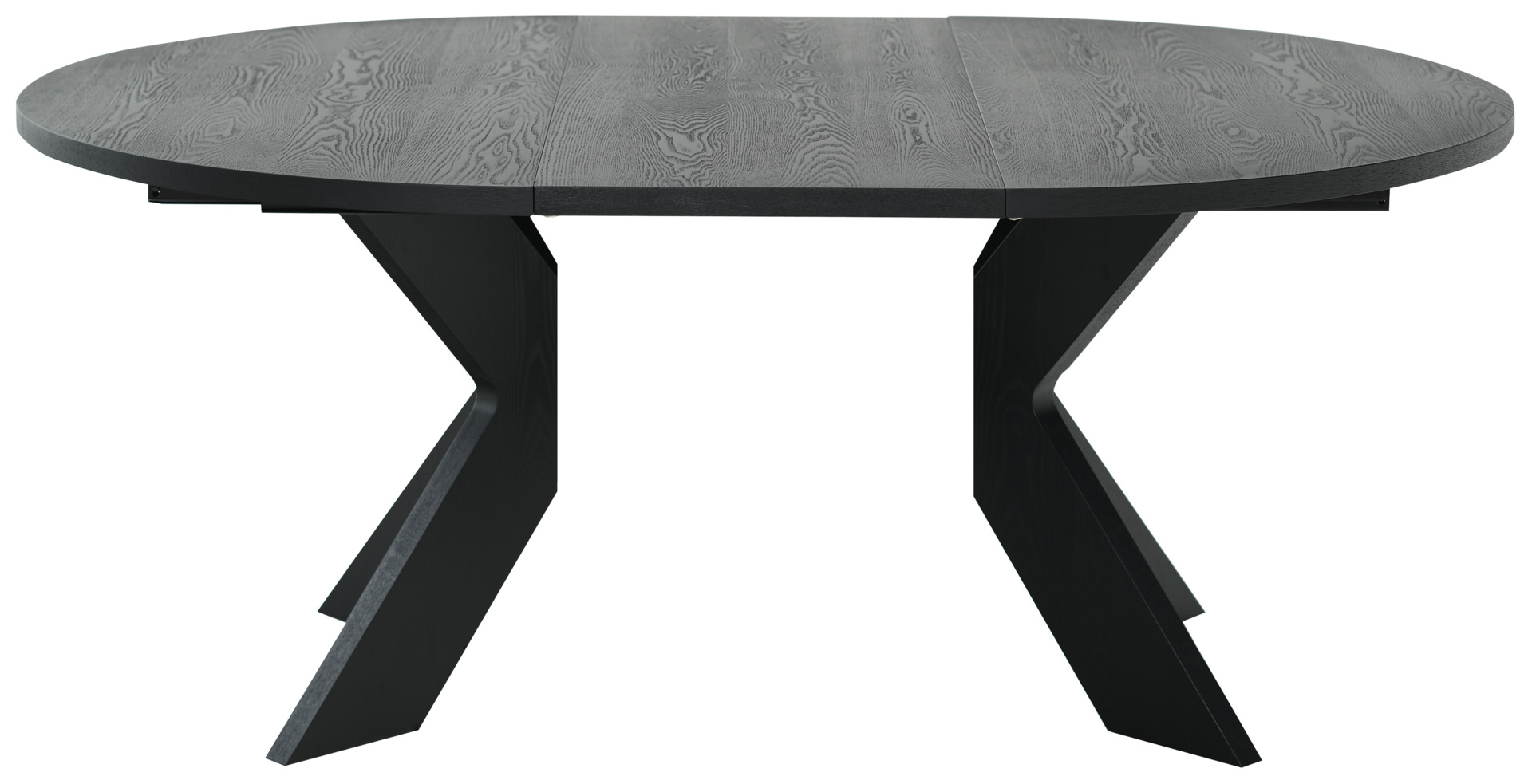 ALVER Matbord dia130svart.inkl 2 tillägg, en produkt av hög kvalitet till bra pris från Ulfåsa möbler