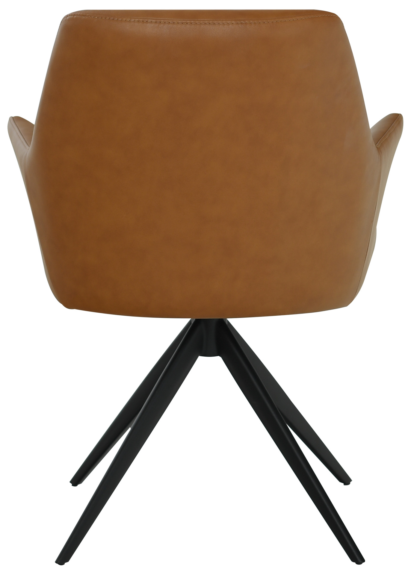 VITTORO Matstol med snurr, brunt skinn, en produkt av hög kvalitet till bra pris från Ulfåsa möbler