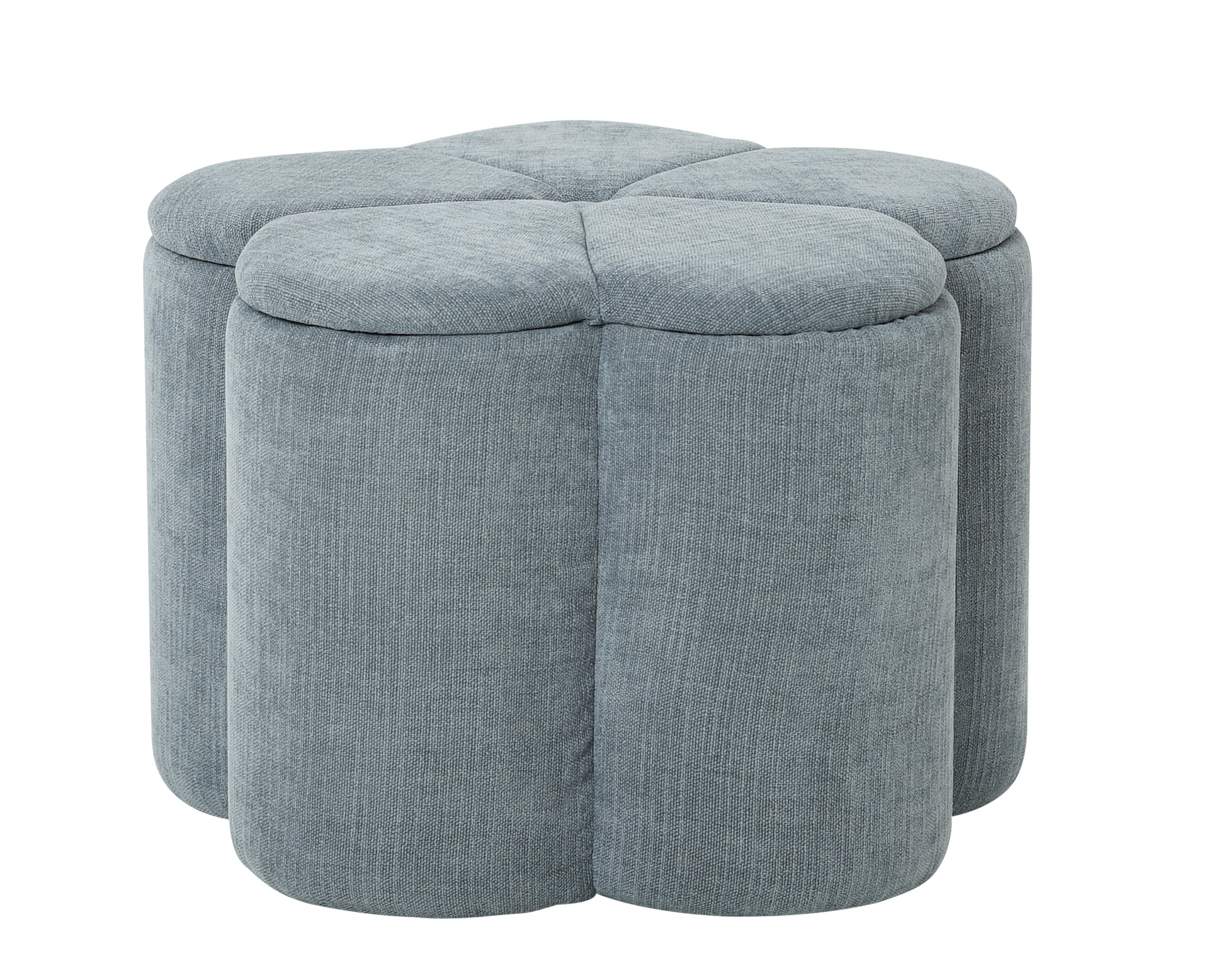 BELLIS Sittpuff med förvaring, blå ø60, en produkt av hög kvalitet till bra pris från Ulfåsa möbler