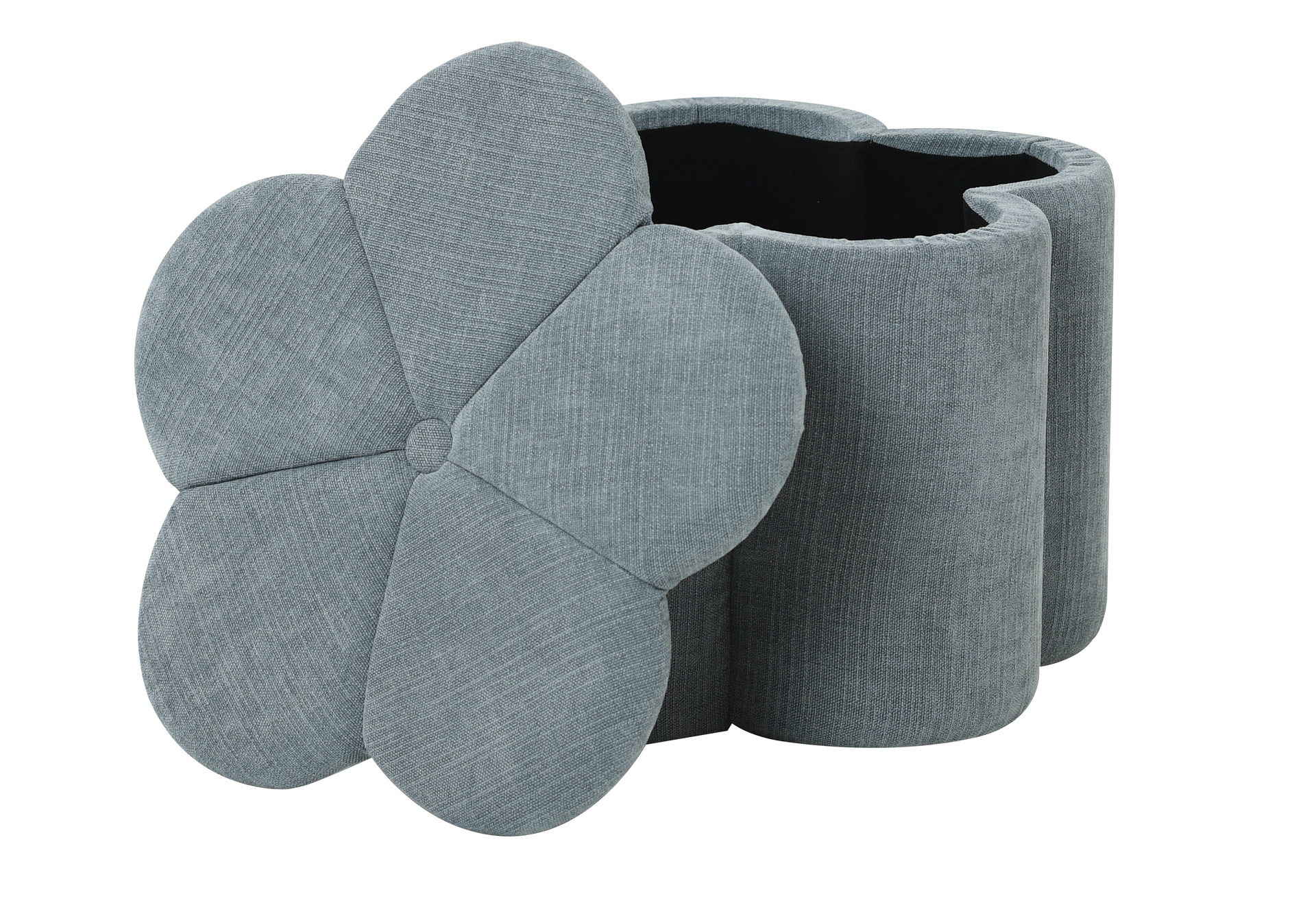 BELLIS Sittpuff med förvaring, blå ø60, en produkt av hög kvalitet till bra pris från Ulfåsa möbler