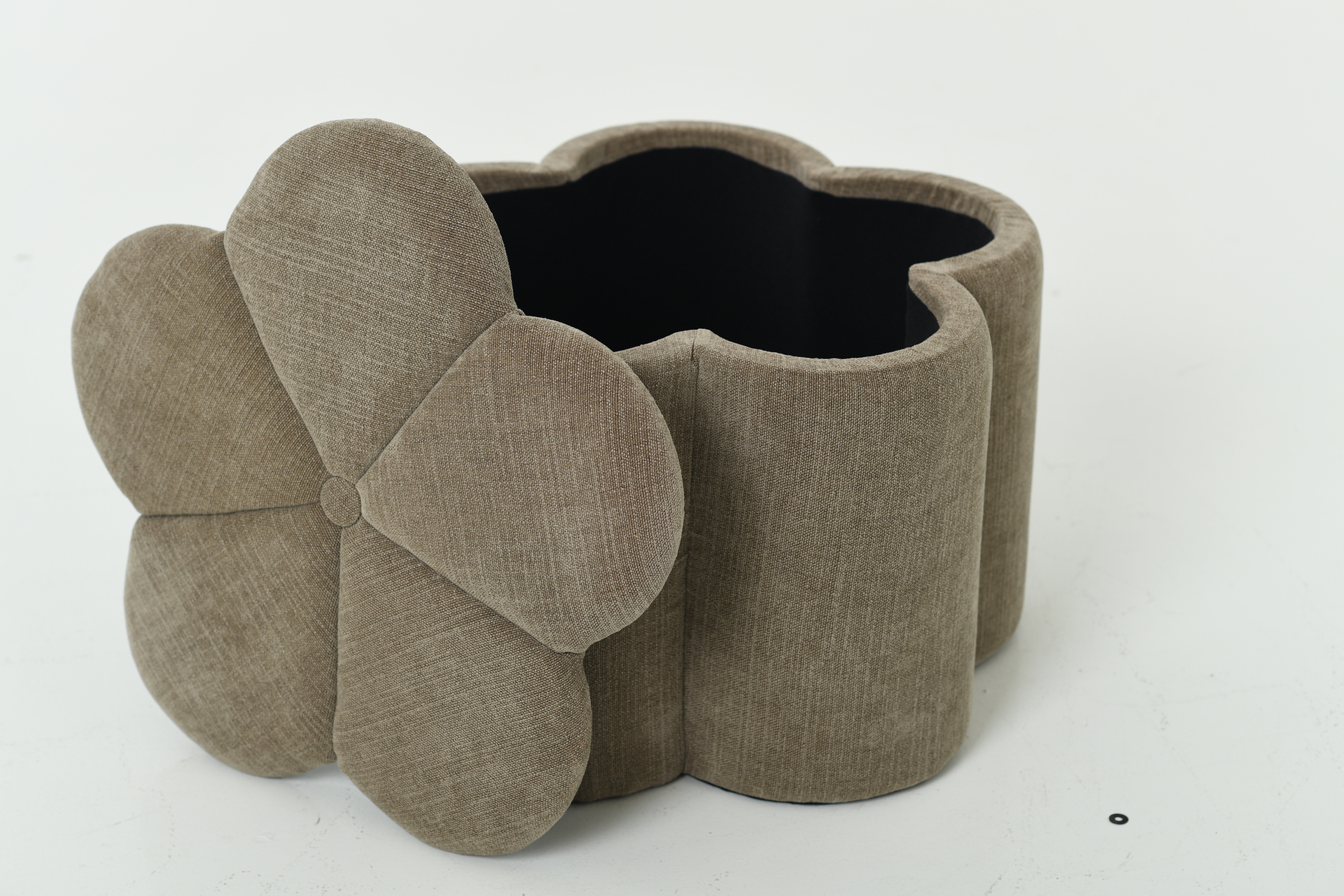 BELLIS Sittpuff med förvaring, beige ø60, en produkt av hög kvalitet till bra pris från Ulfåsa möbler