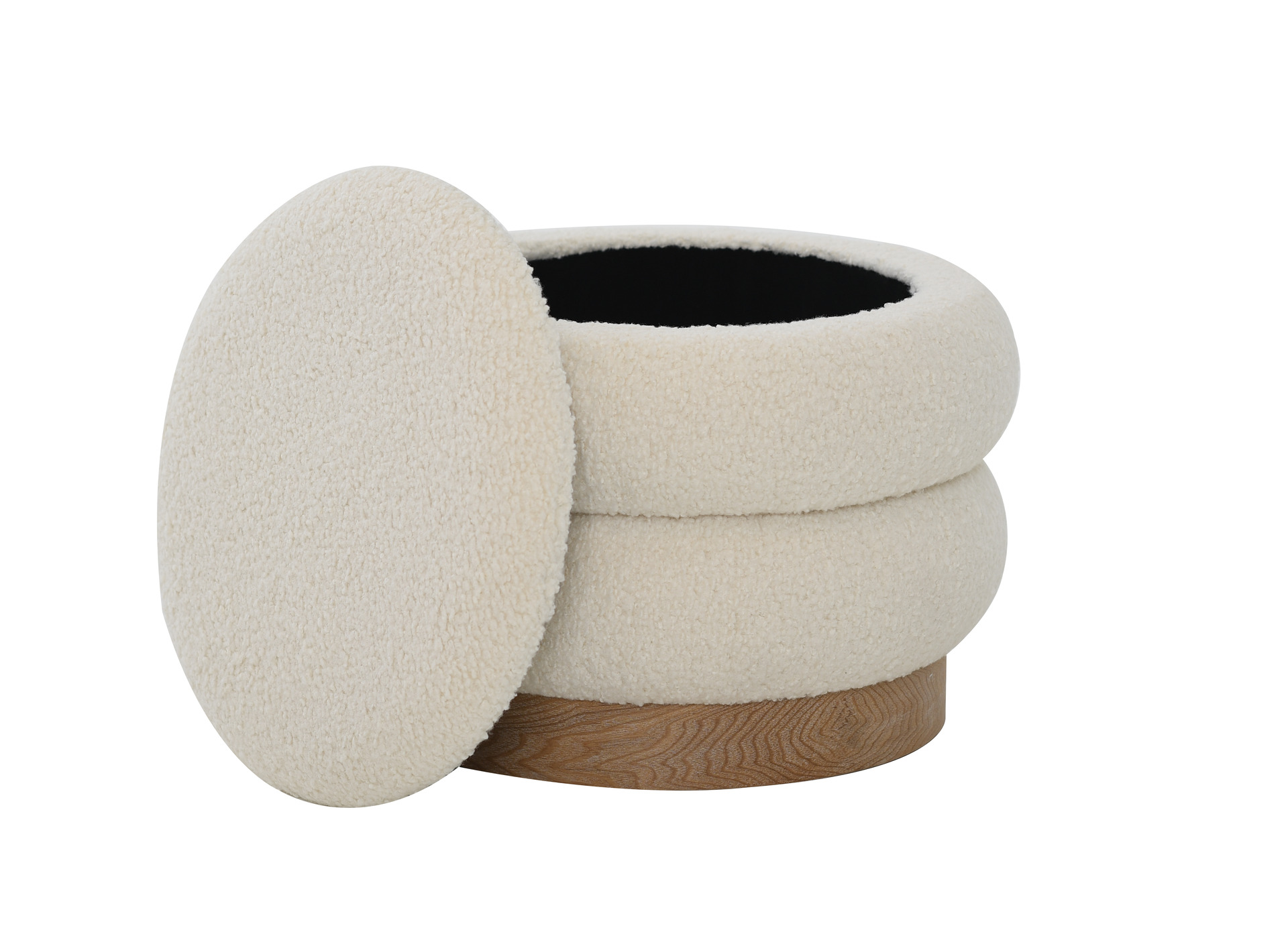 TIDE Puff med förvaring, beige tyg, en produkt av hög kvalitet till bra pris från Ulfåsa möbler