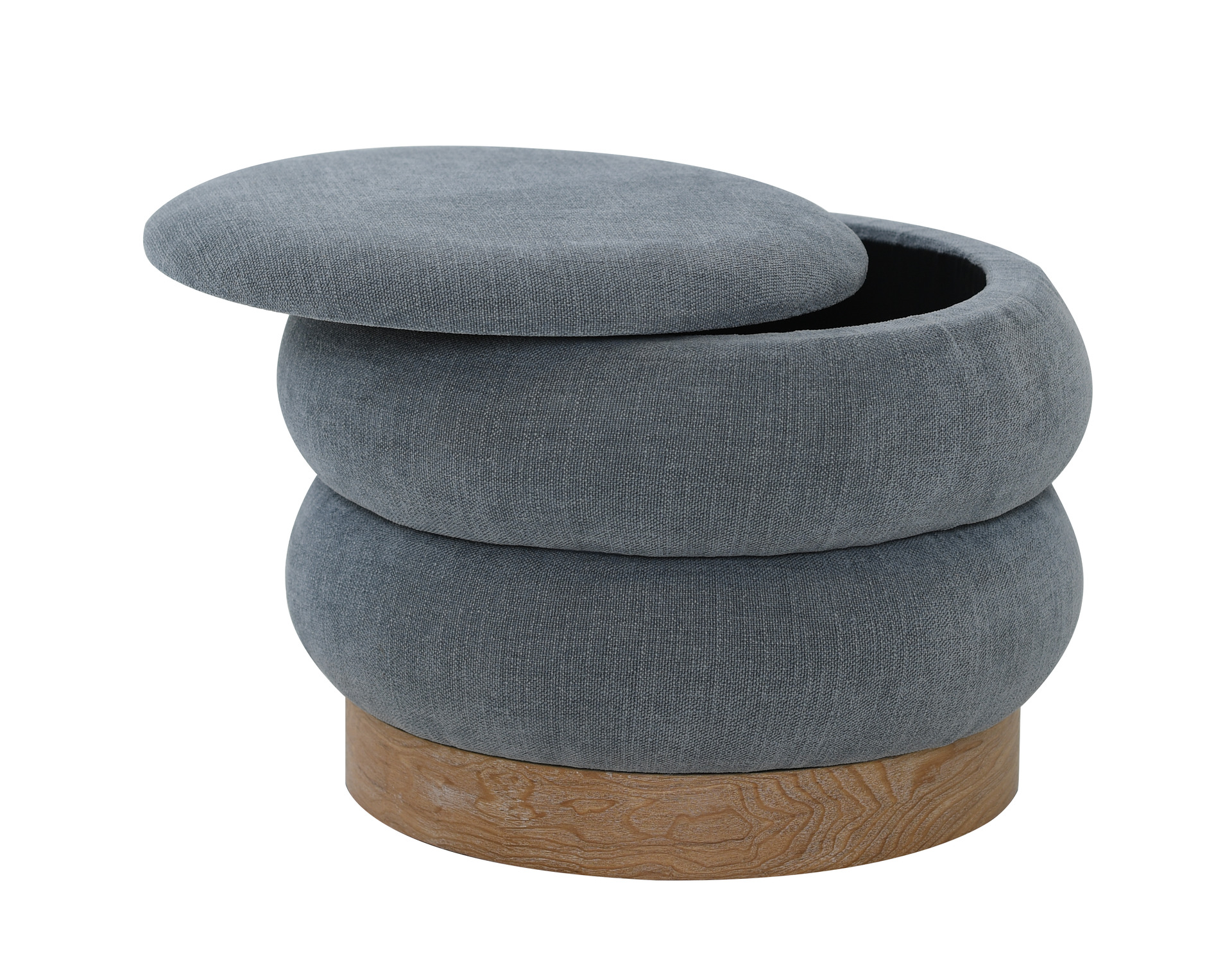 TIDE Puff med förvaring, blå tyg, en produkt av hög kvalitet till bra pris från Ulfåsa möbler