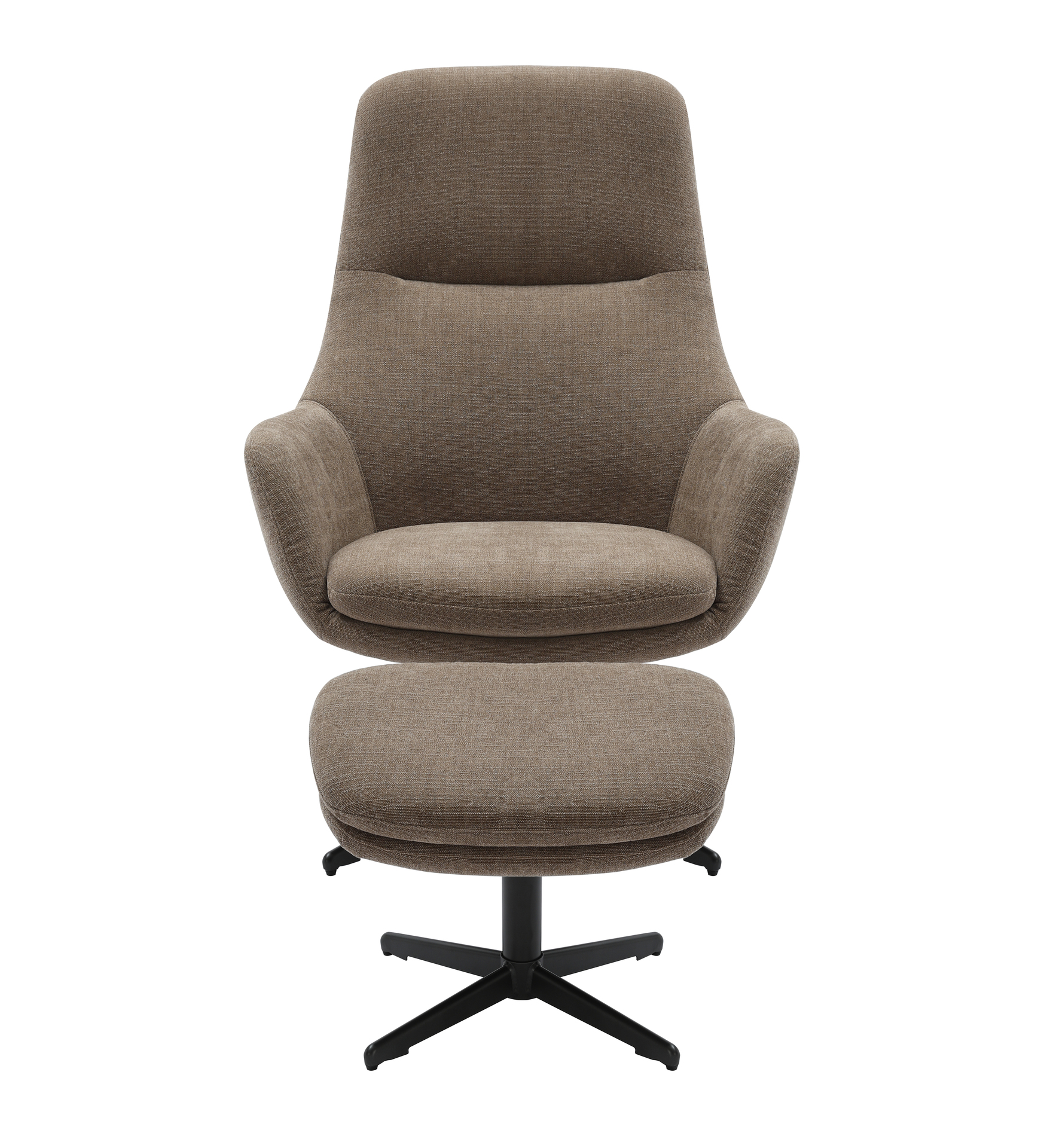 PRINCESS Fåtölj med pall, snurr, en produkt av hög kvalitet till bra pris från Ulfåsa möbler